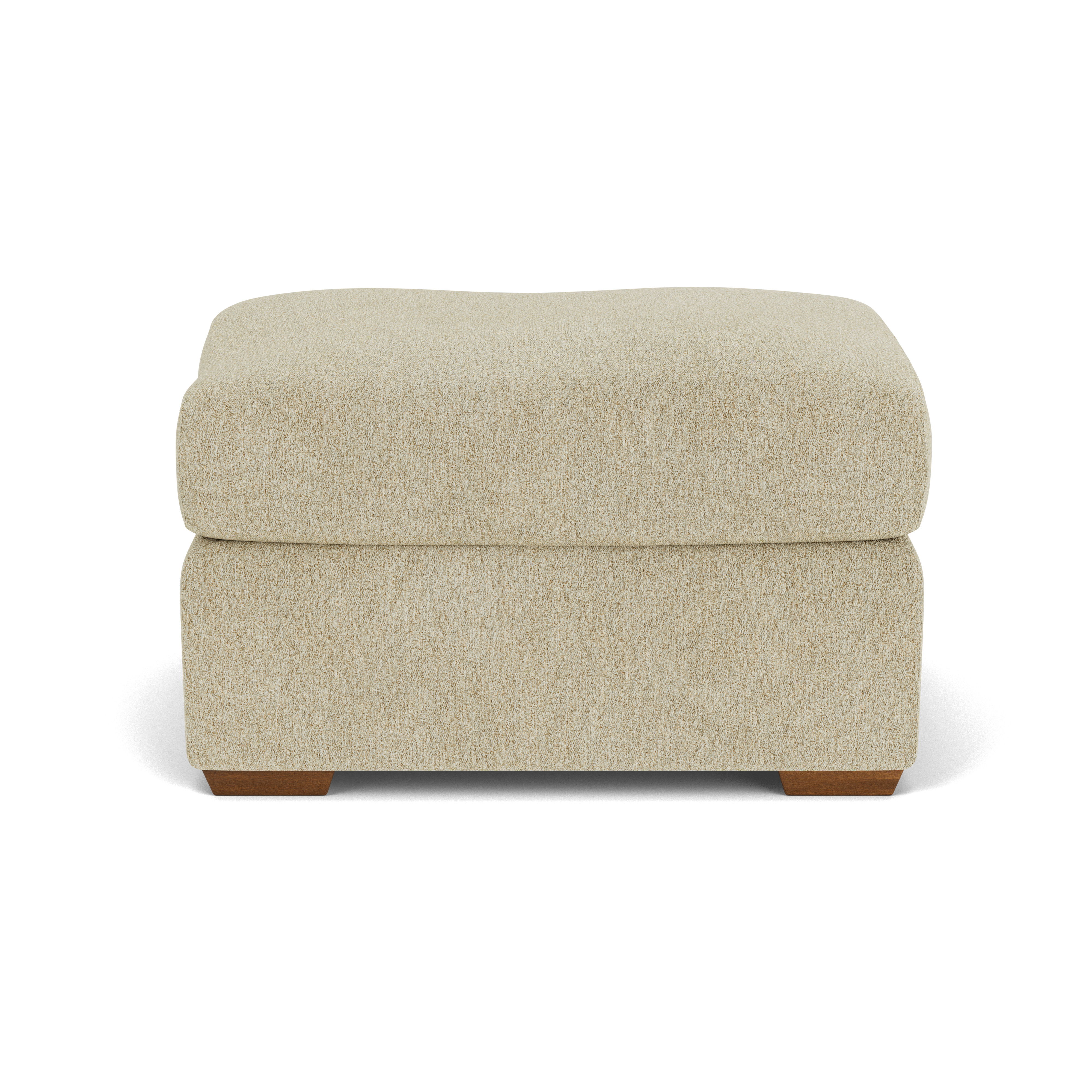 Blanchard - Fabric Ottoman, dark brown, view 4