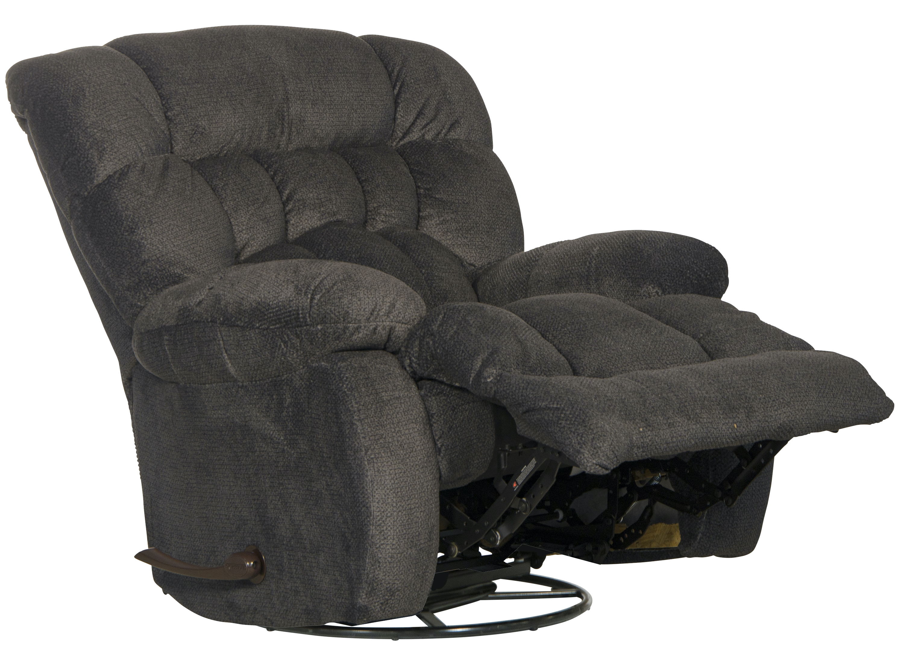 Daly - Chaise Swivel Glider Recliner - Cobblestone