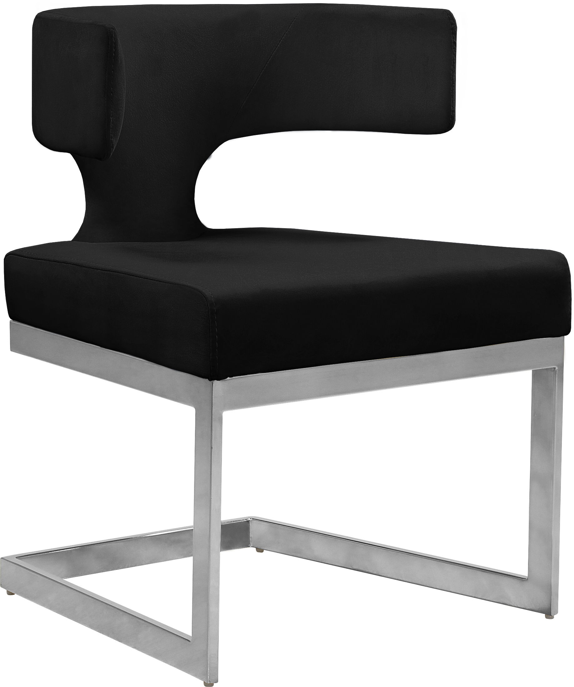 Alexandra - Dining Chair - Black - Fabric