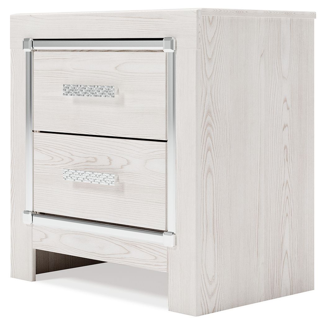 Ashley Furniture Altyra - Two Drawer Night Stand - White - Image 9