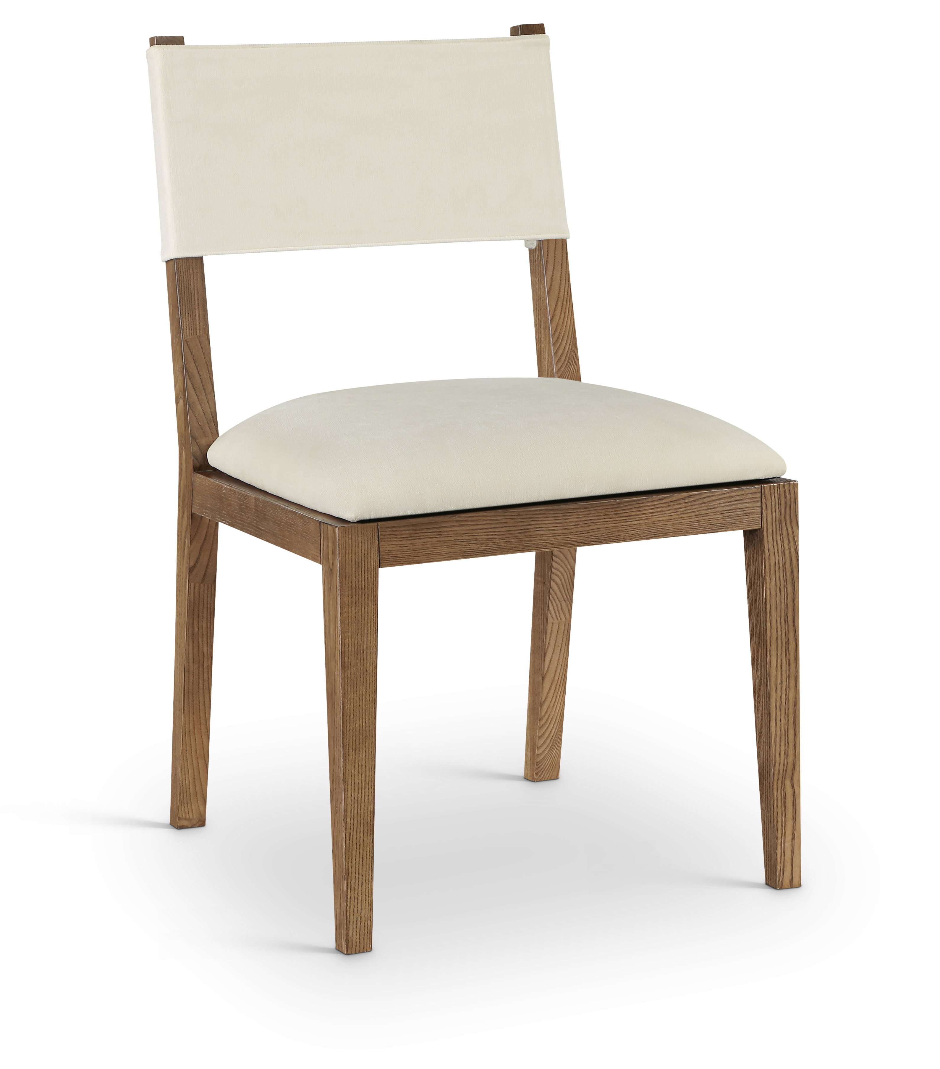 Avon - Linen Textured Performance Fabric Dining Side Chair (Set of 2) - Cream