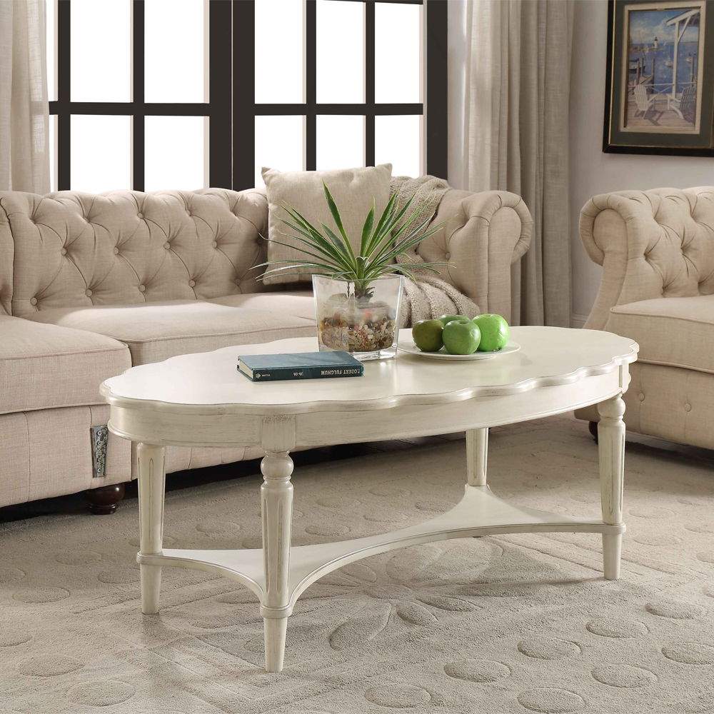 Fordon - Coffee Table - French Antique White, beige, view 7