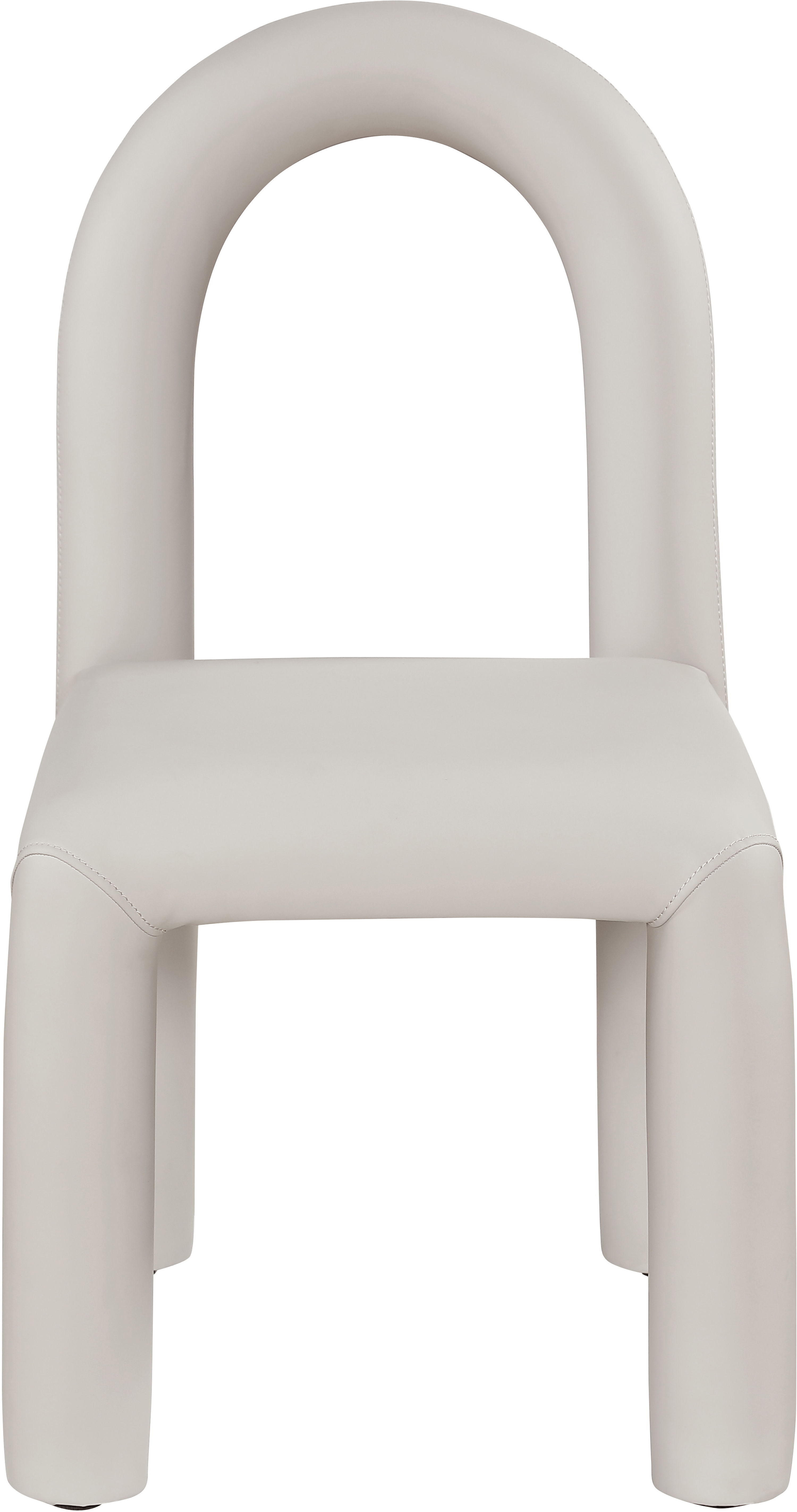 Amari - Faux Leather Dining Chair (Set of 2) - Taupe