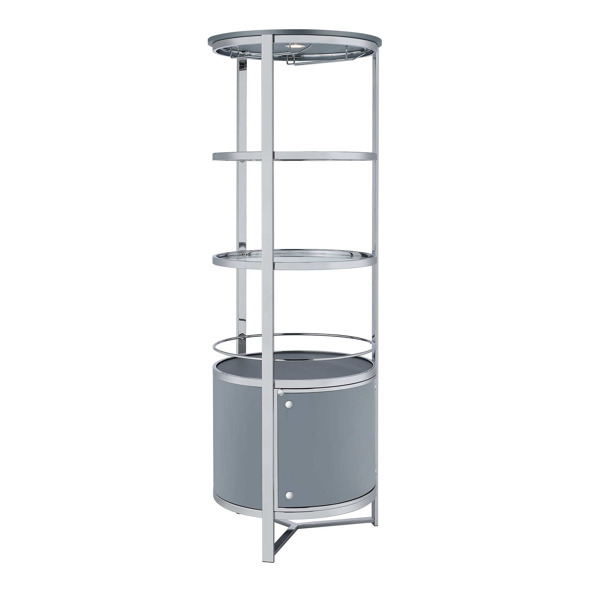 Lalia - Wine Rack With LED - Gray