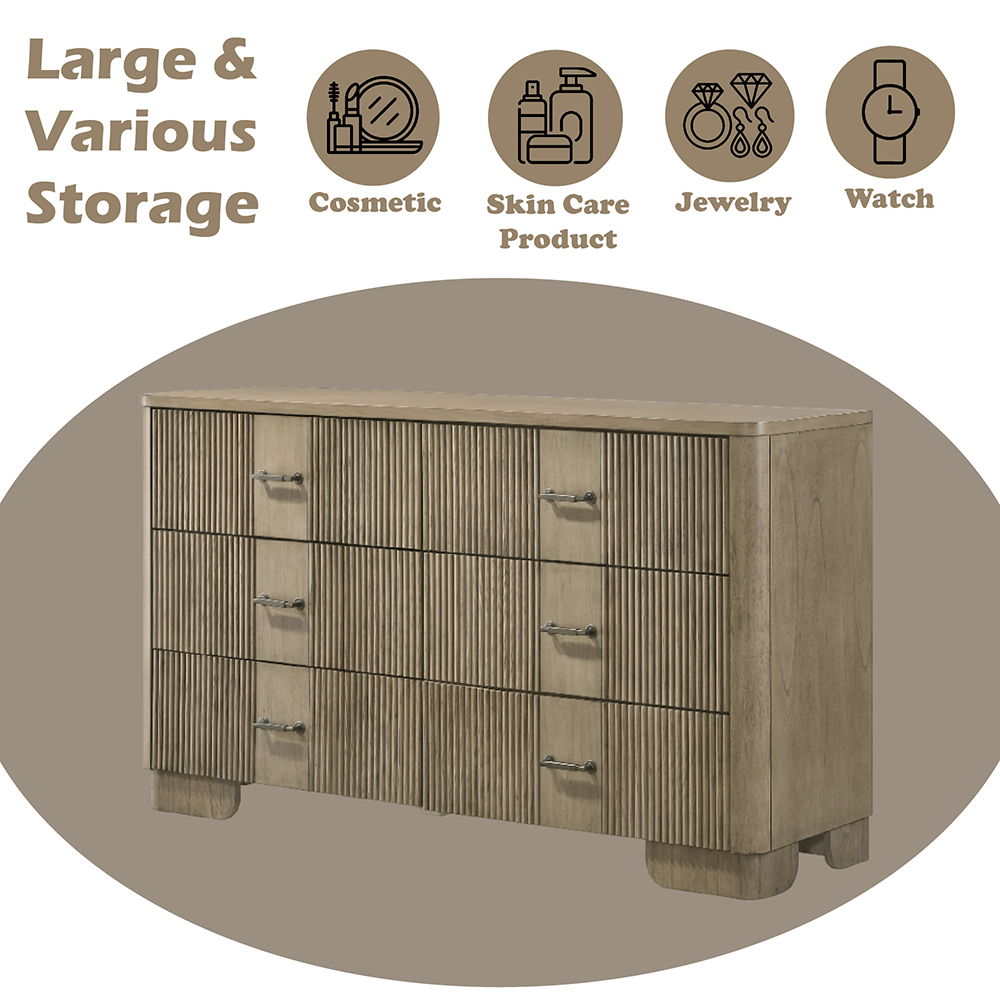 Lakkari - Dresser - Antique Oak, light brown, view 6