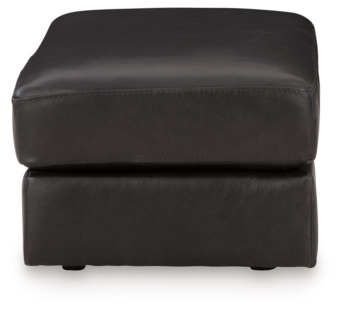 Ashley Furniture Amiata - 4 Pc. - Sofa, Loveseat, Chair And A Half, Ottoman - Onyx - Image 14