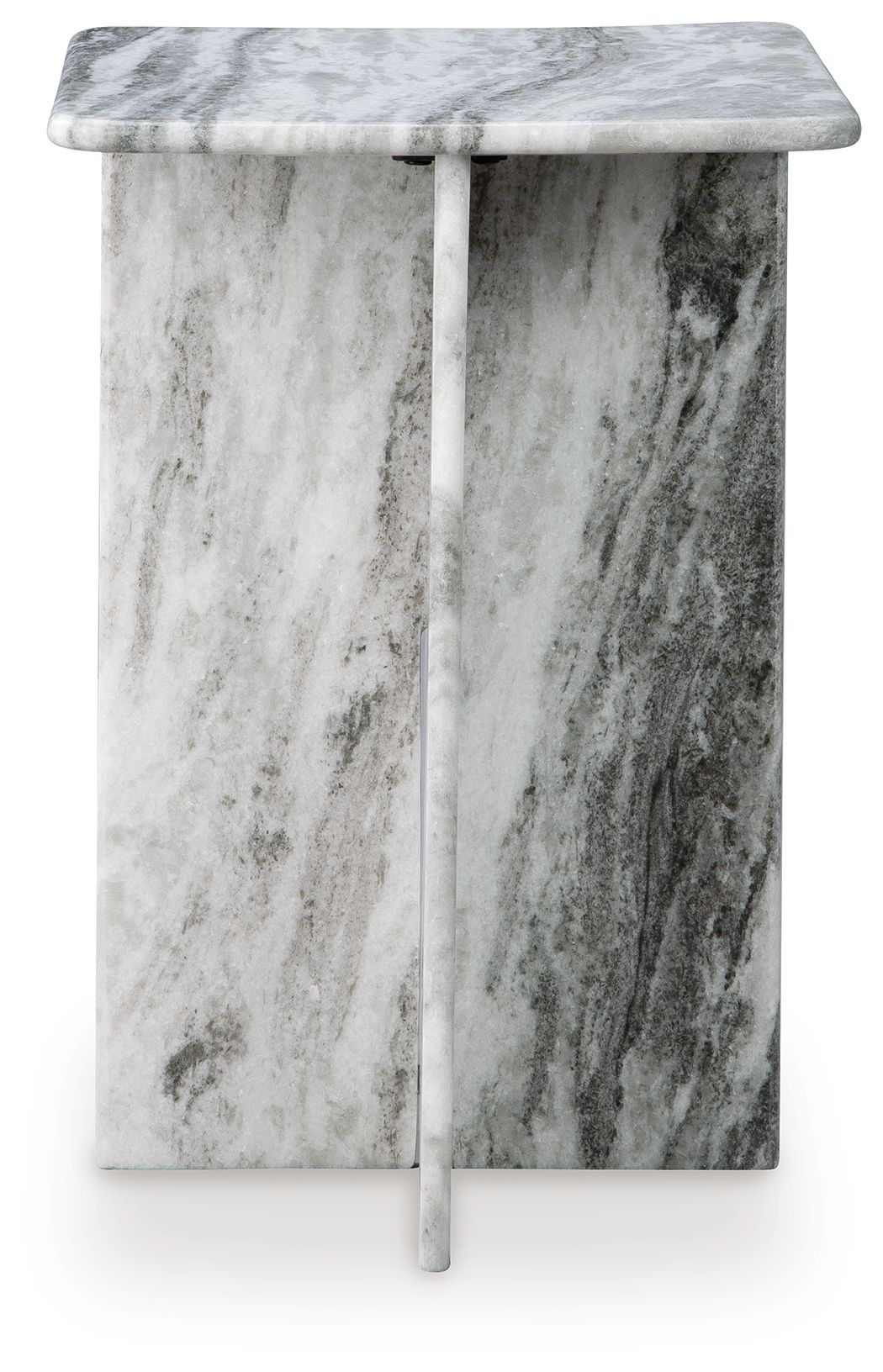 Ashley Furniture Keithwell - Square Accent Table - Gray - Image 4