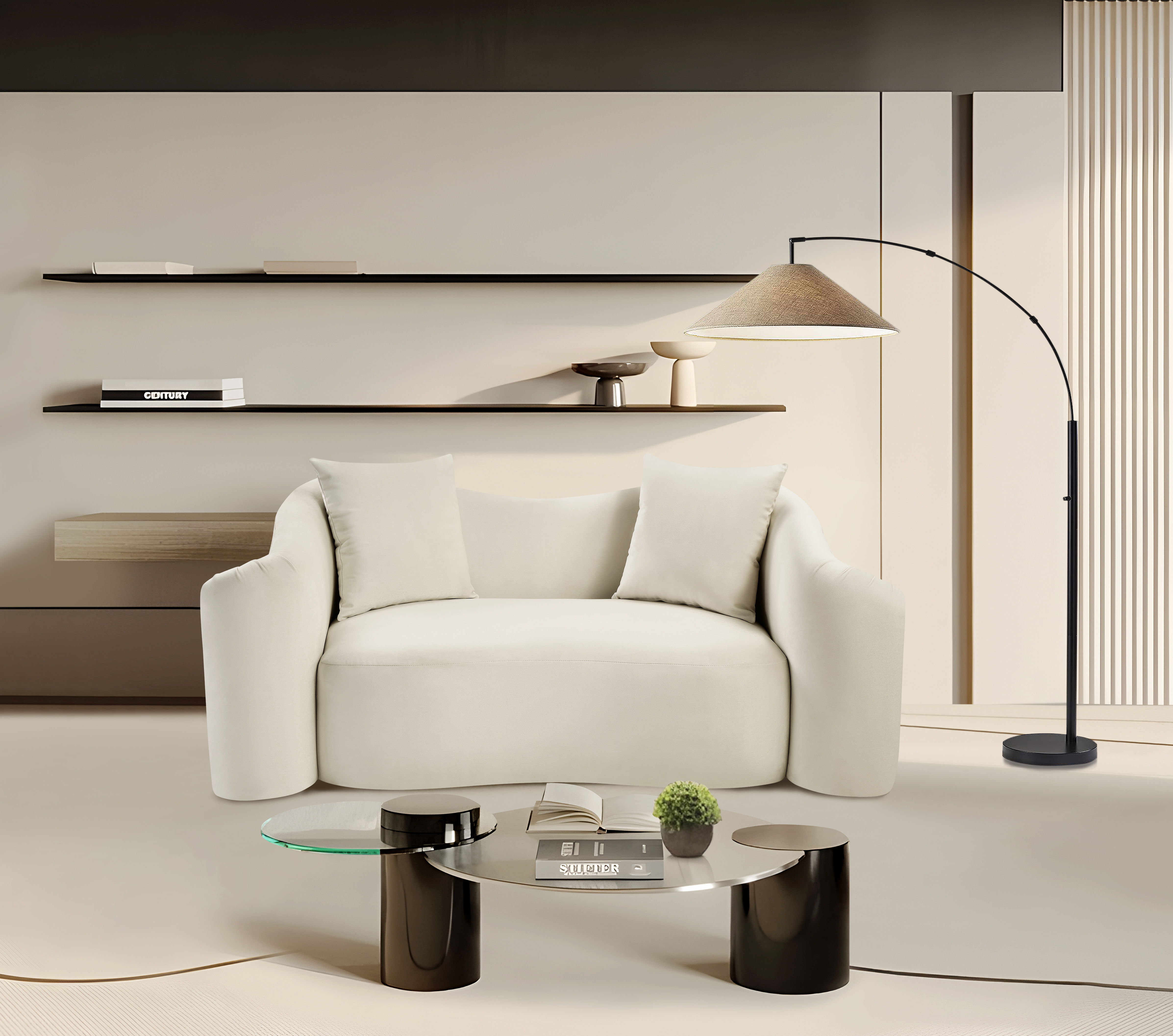 Destin - Loveseat - Cream