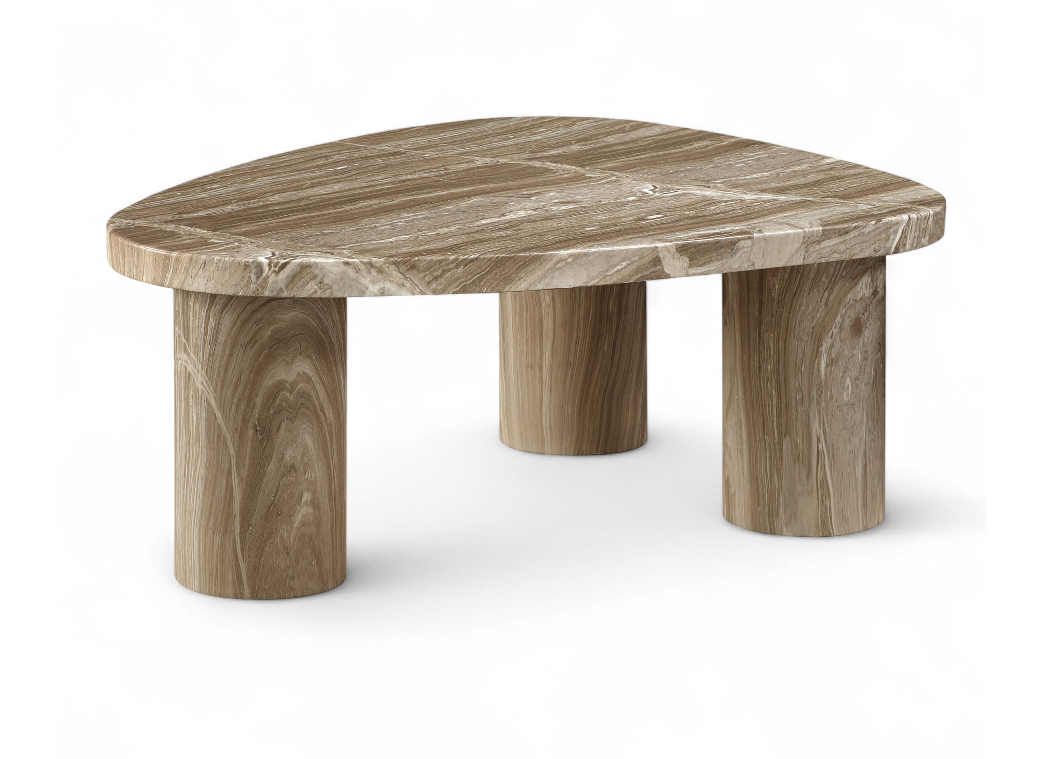 Teramo - 15" Concrete Indoor / Outdoor Coffee Table - Beige