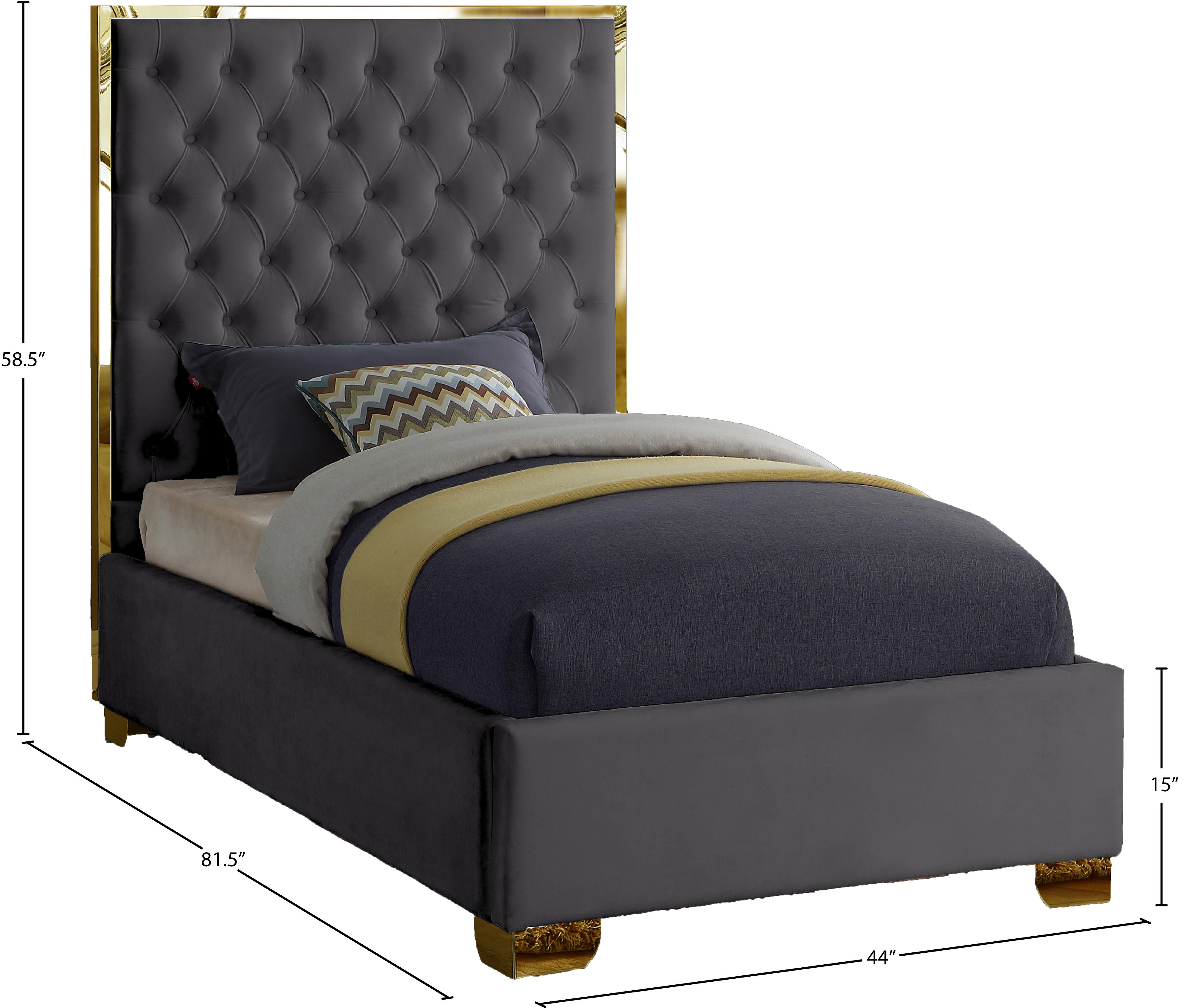 Lana - Twin Bed - Gray