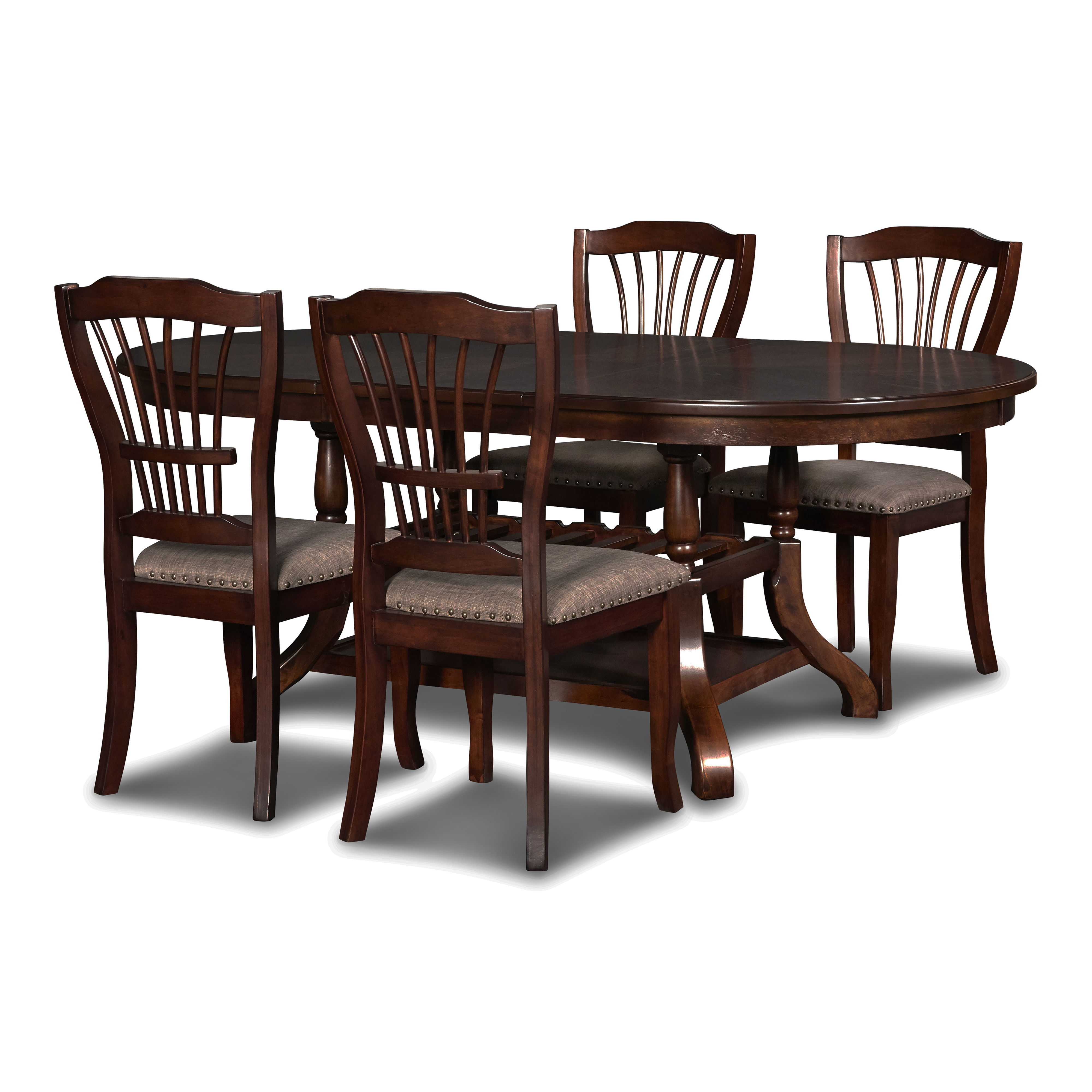 Bixby - Dining Table & 4 Chairs - Espresso