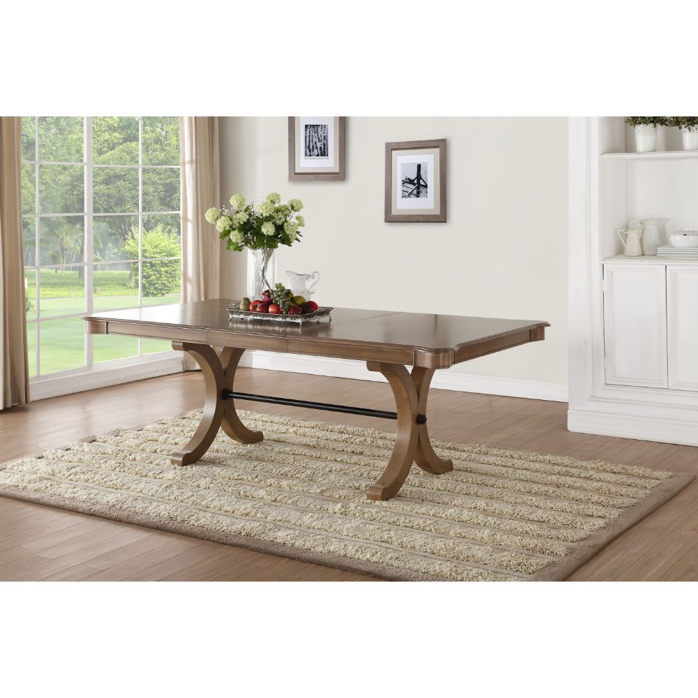 Harald - Dining Table - Gray Oak, dark gray, view 2