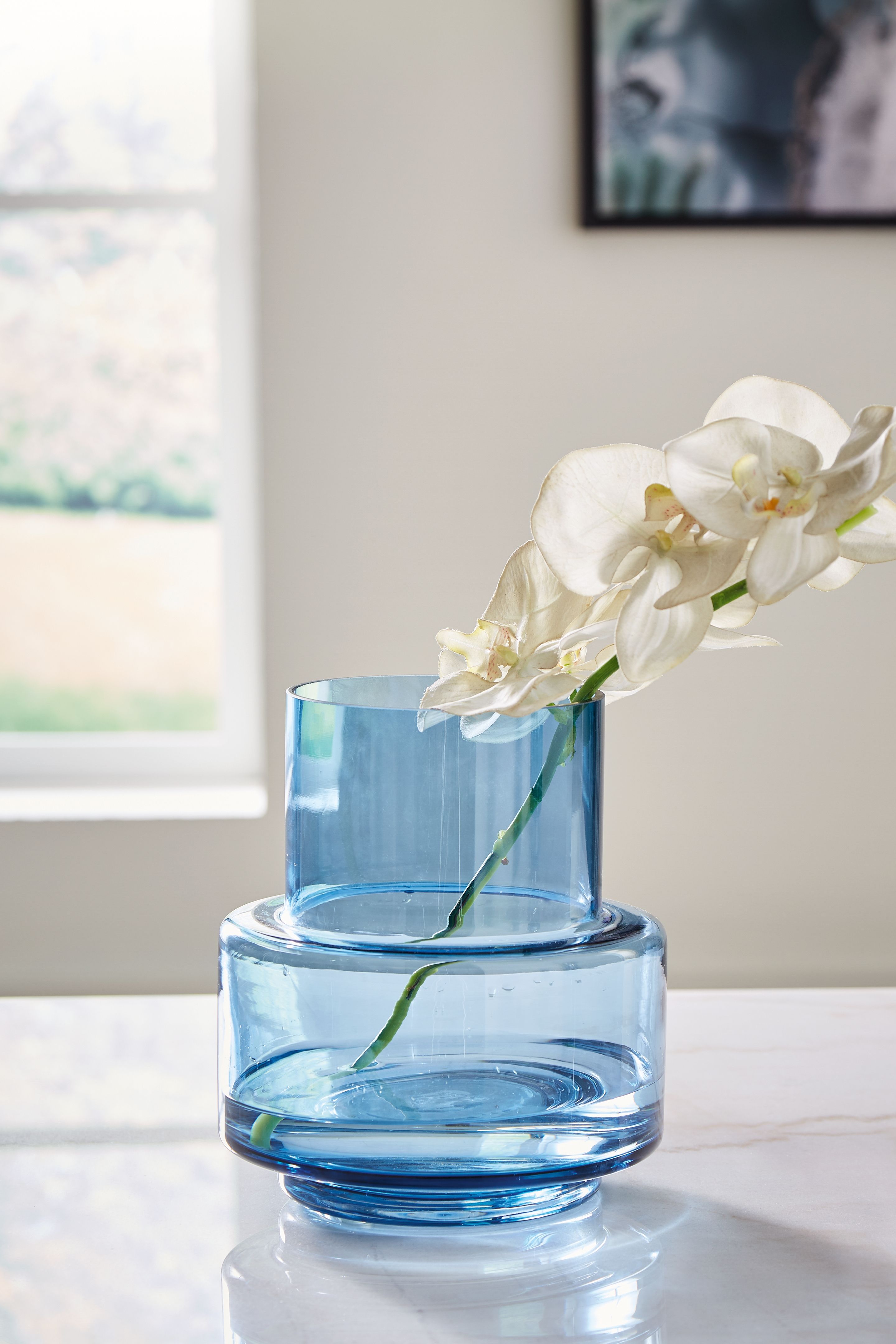 Bealen - Vase - 9" - Dark Blue