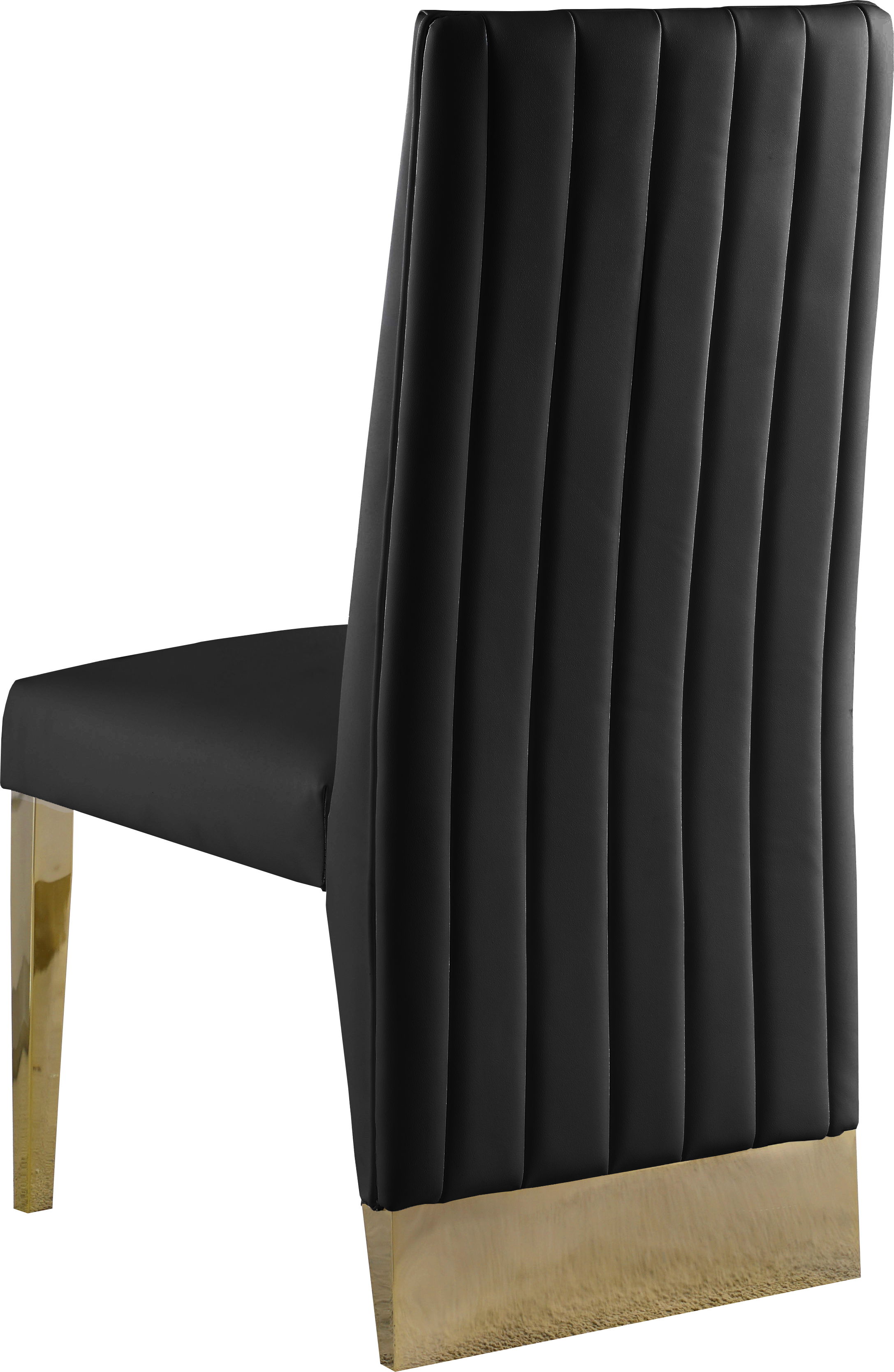 Porsha - Faux Leather Dining Chair (Set of 2) - Black