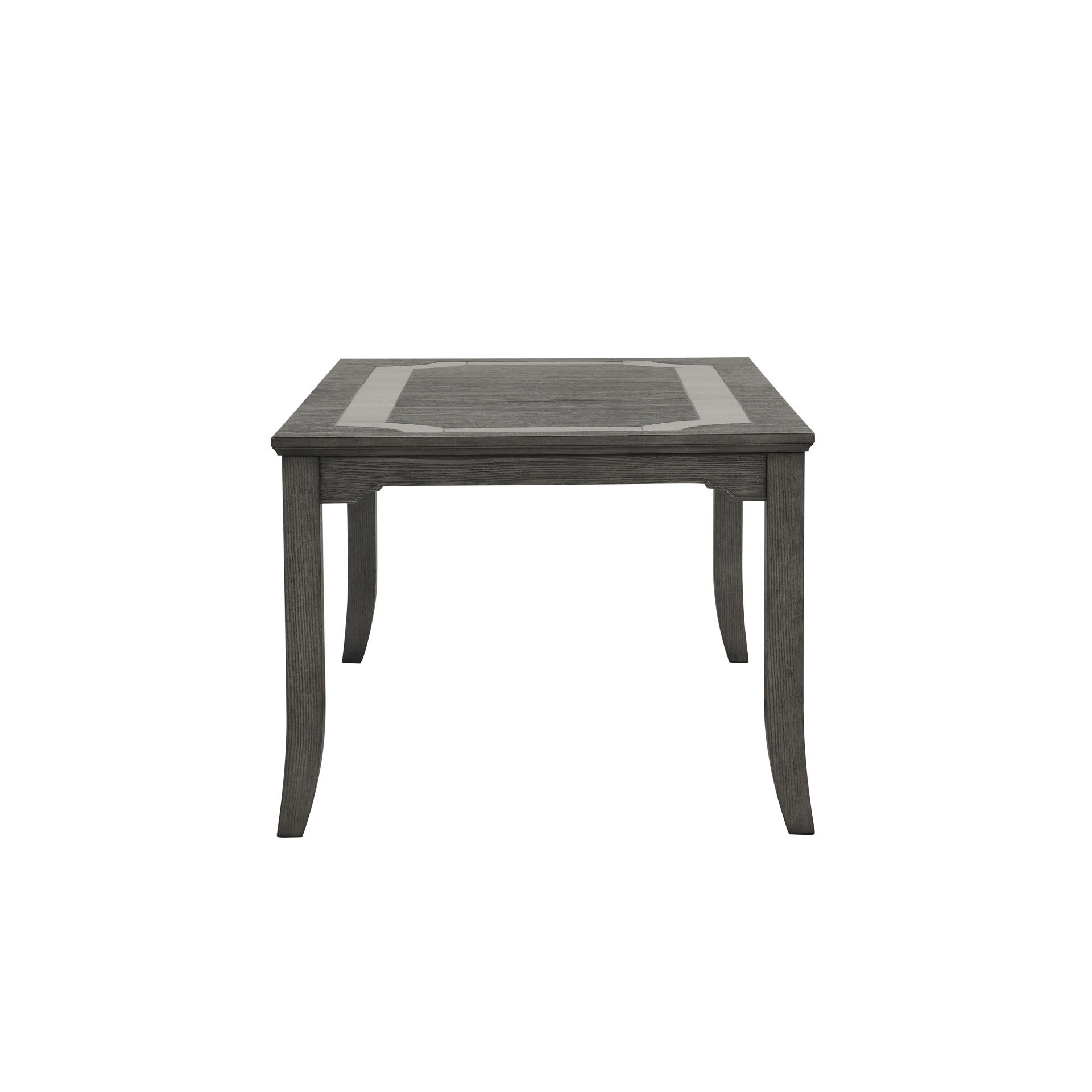 Lisbon - Rectangle Dining Table - Gray, dark gray, view 4