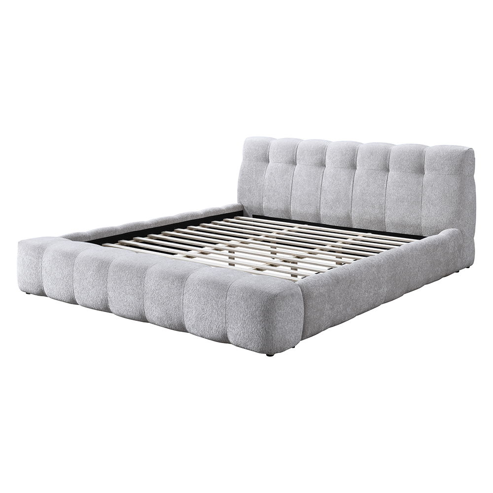 Hannah - Queen Bed - Gray, gray, view 2