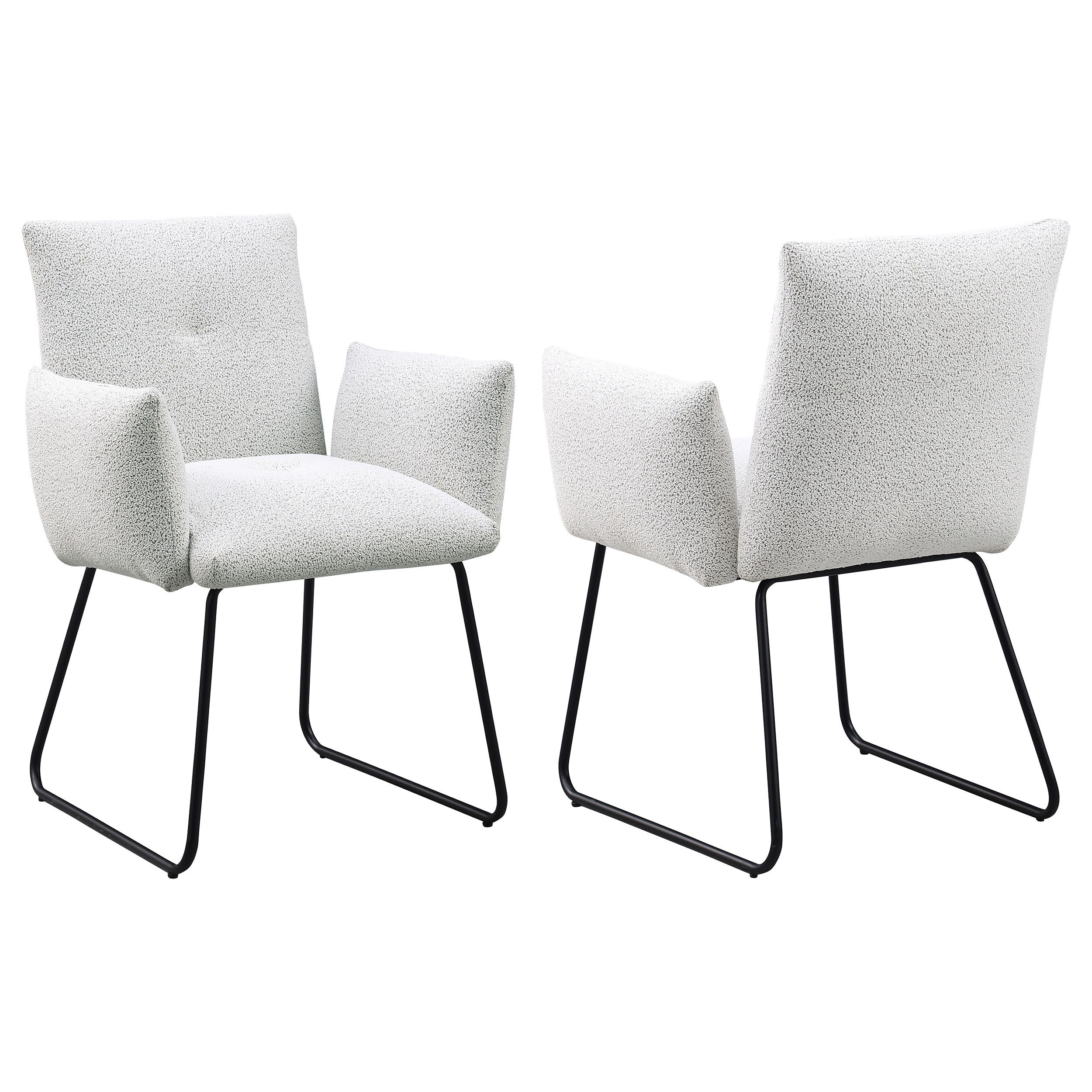 Ackland - Upholstered Dining Side Chair (Set of 2) - Light Gray Image