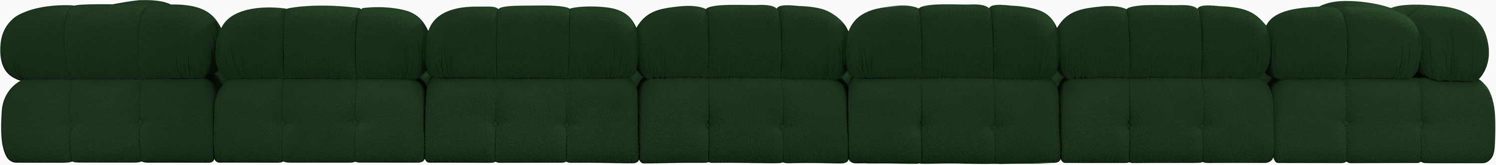Ames - 9 Piece Modular Sectional - Green