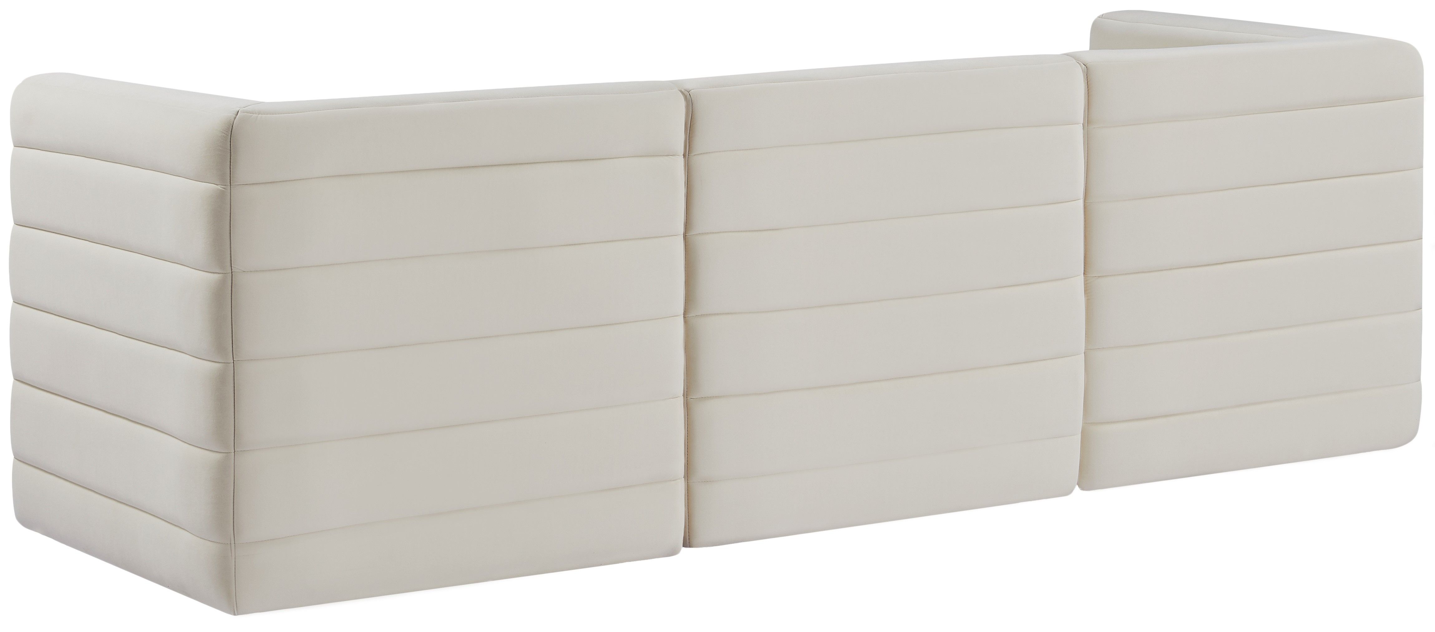 Quincy - 3 Piece Modular Sofa - Cream