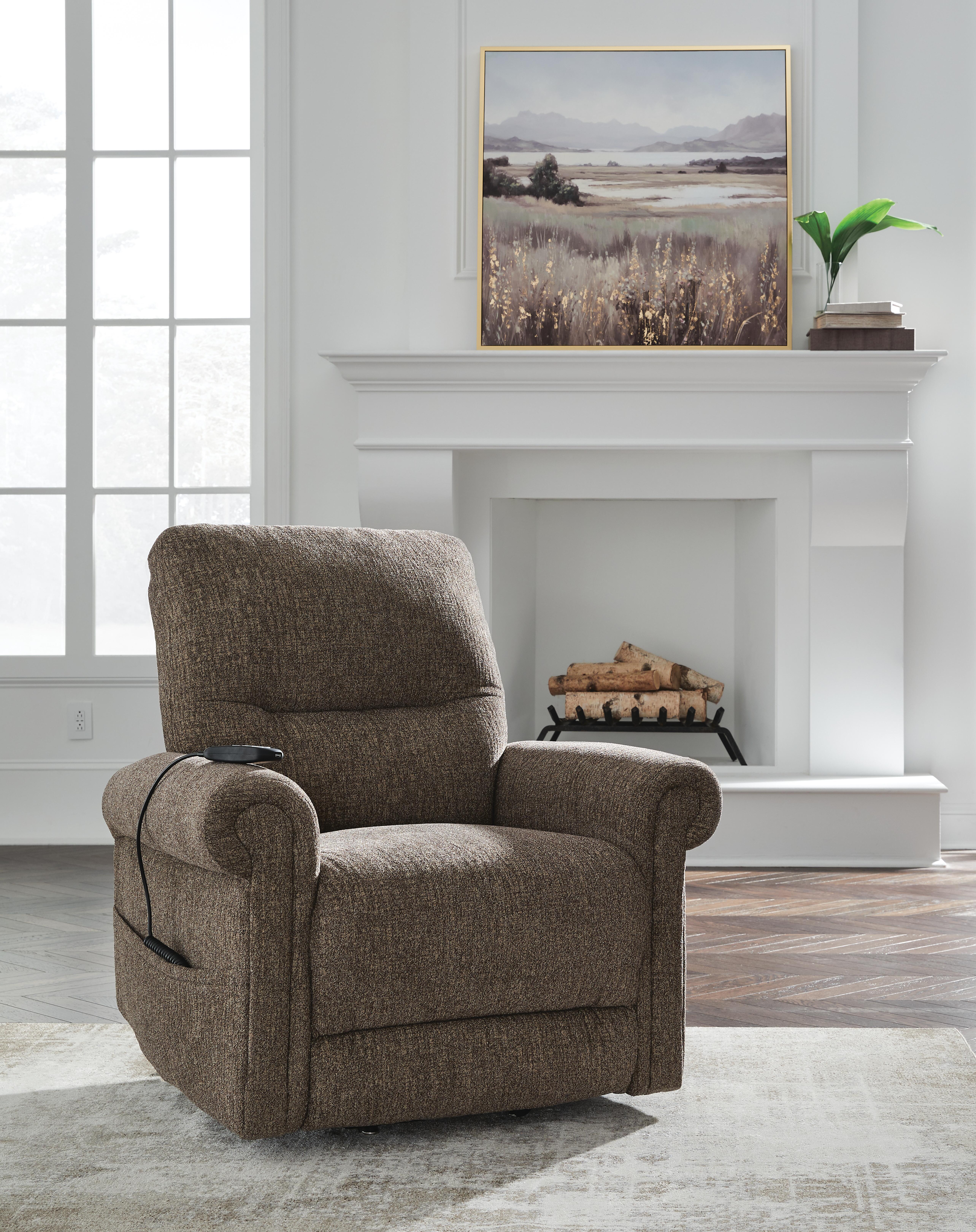 Aureta - Power Lift Recliner - Earth