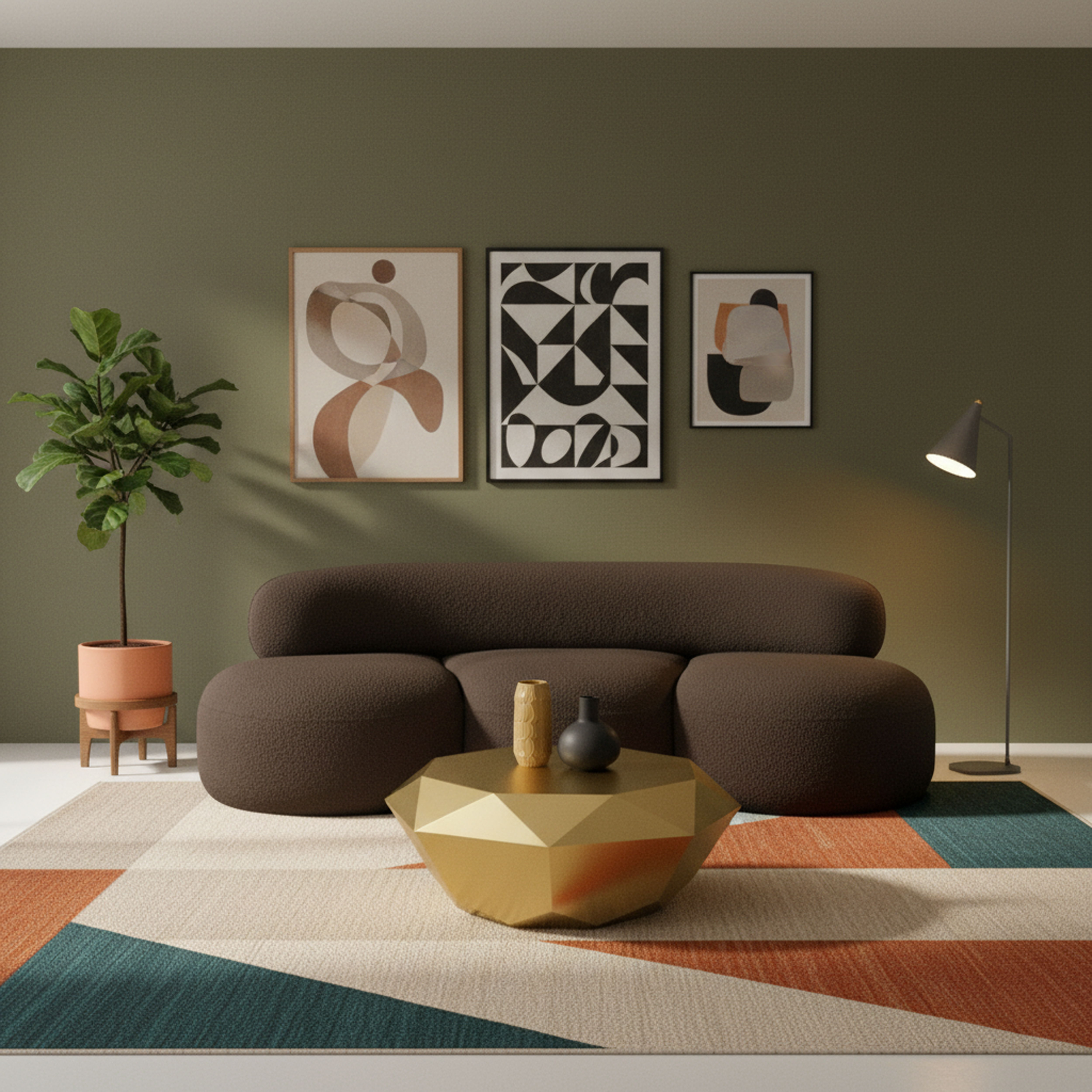 Venti - Sofa - Brown