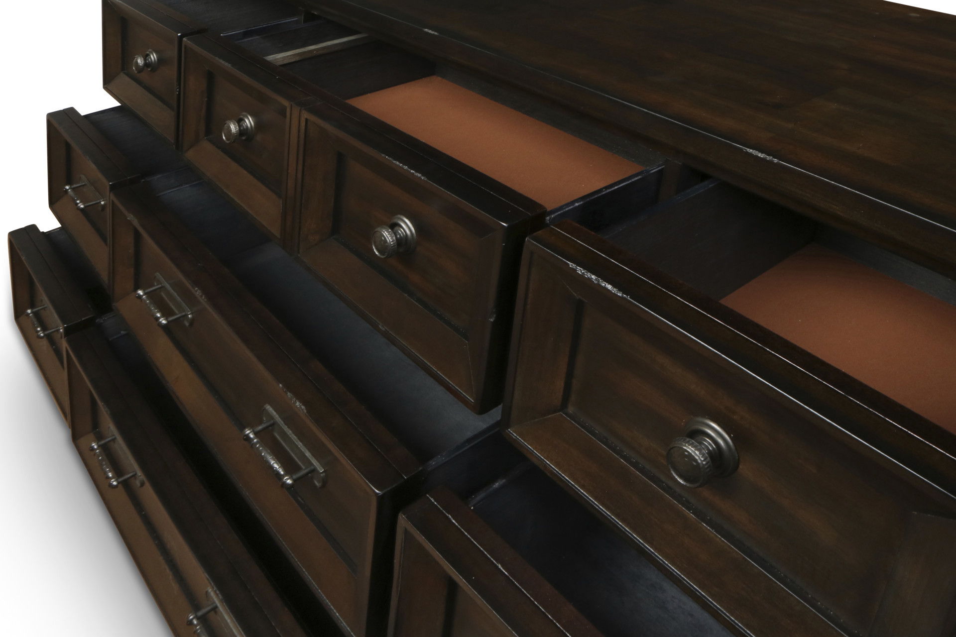 Sevilla - Dresser - Walnut, dark brown, view 6