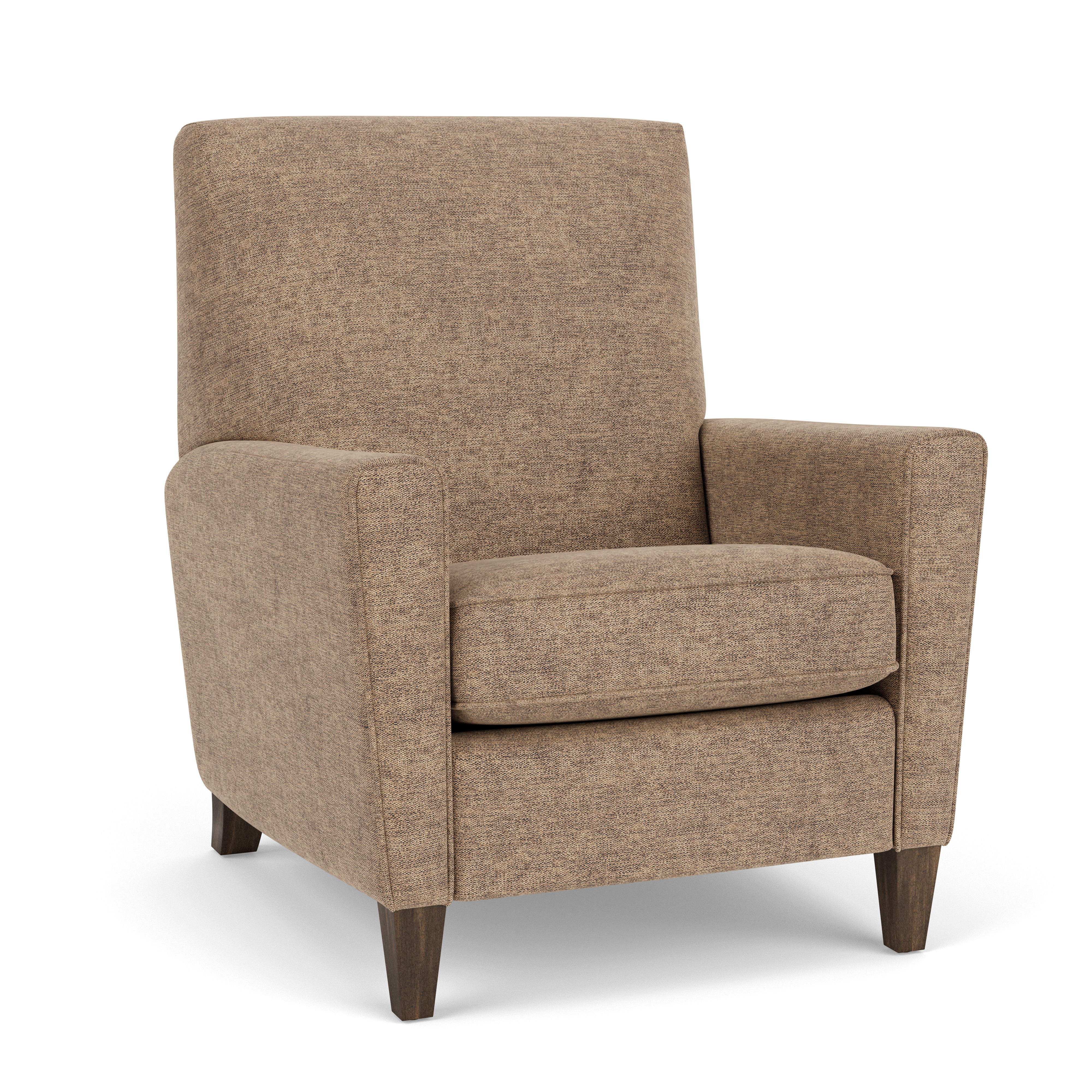 Digby - Fabric High-Leg Recliner, dark gray, view 2