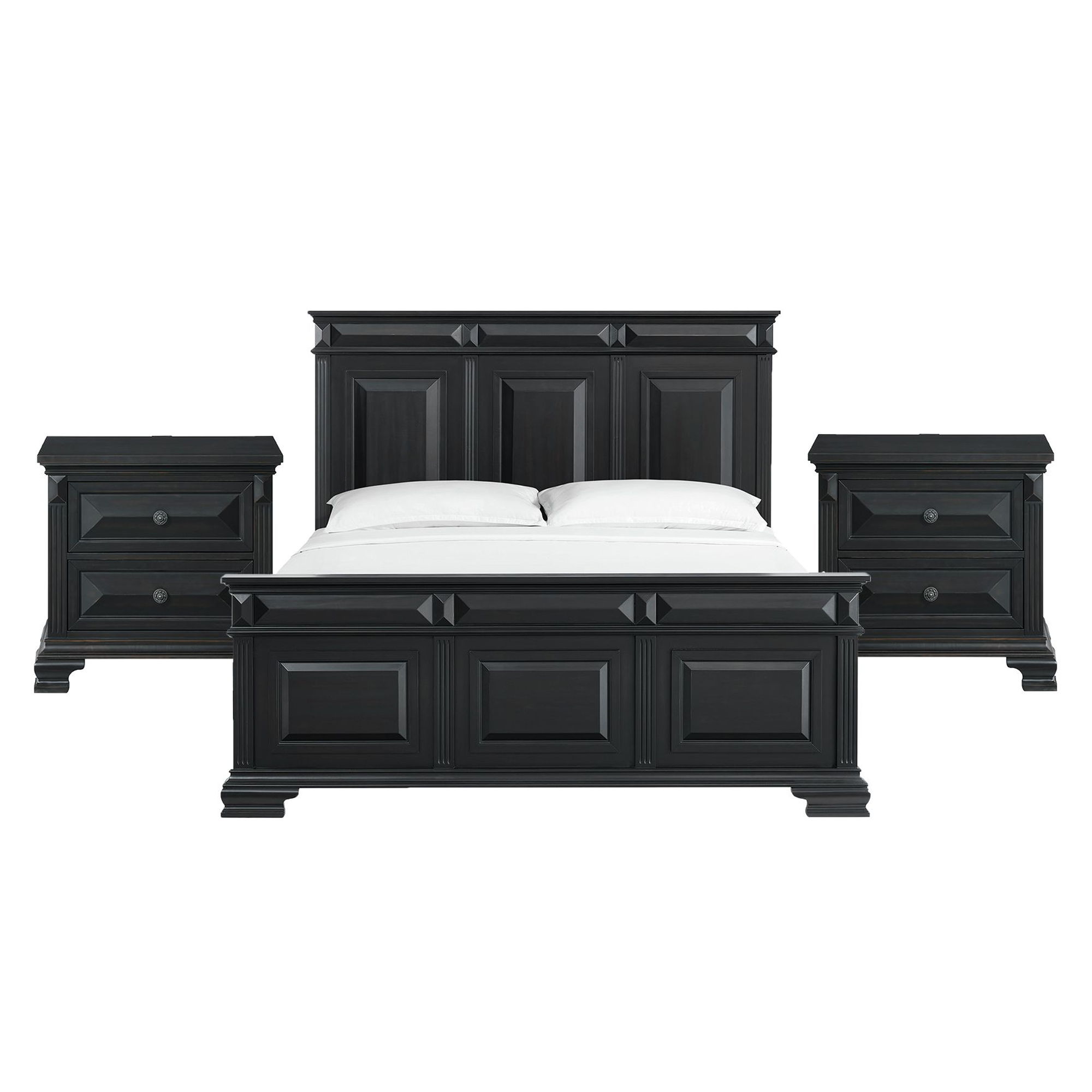 King · 3 Pc · Bedroom Set