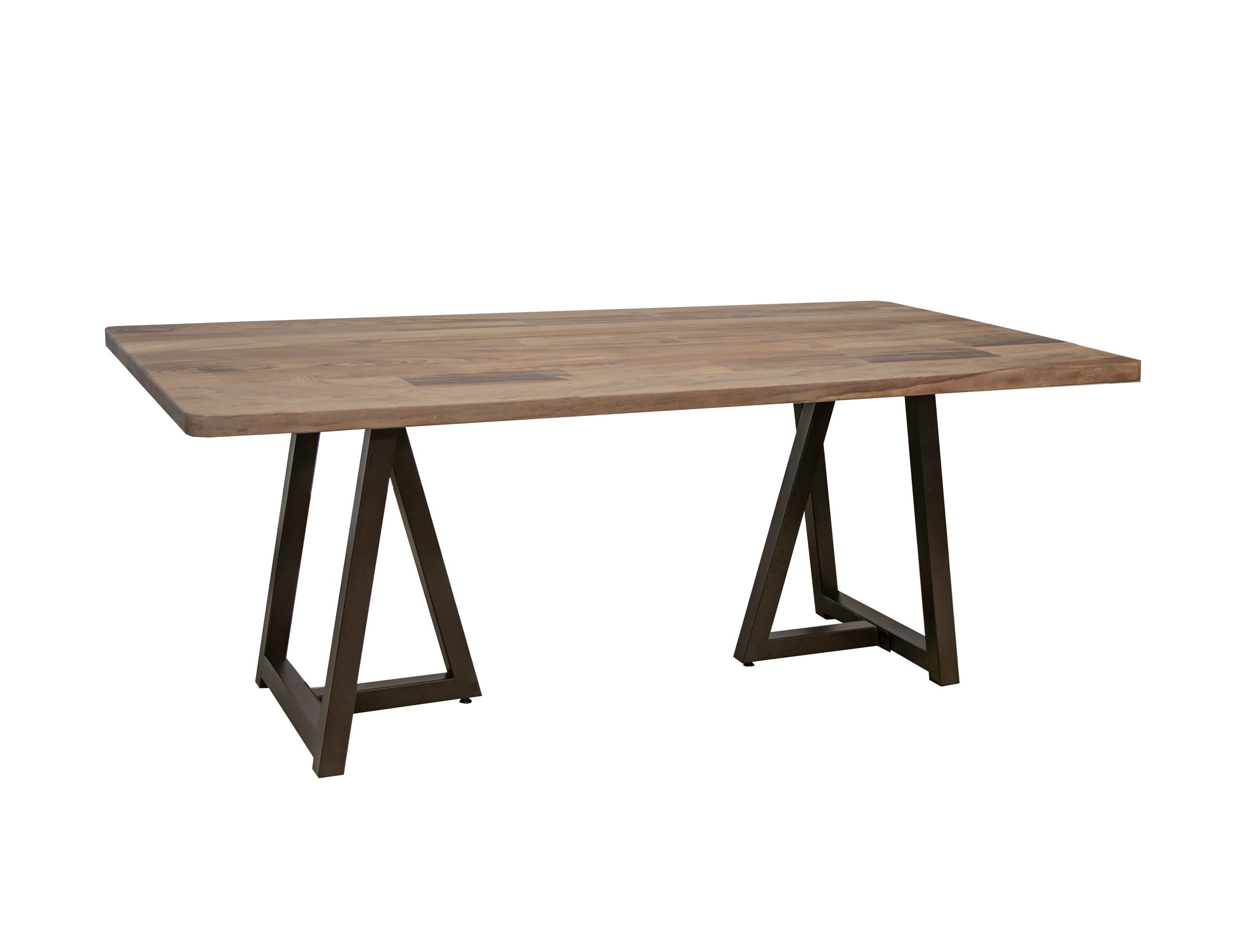 International Furniture Direct Natural Parota - Table - Light Brown