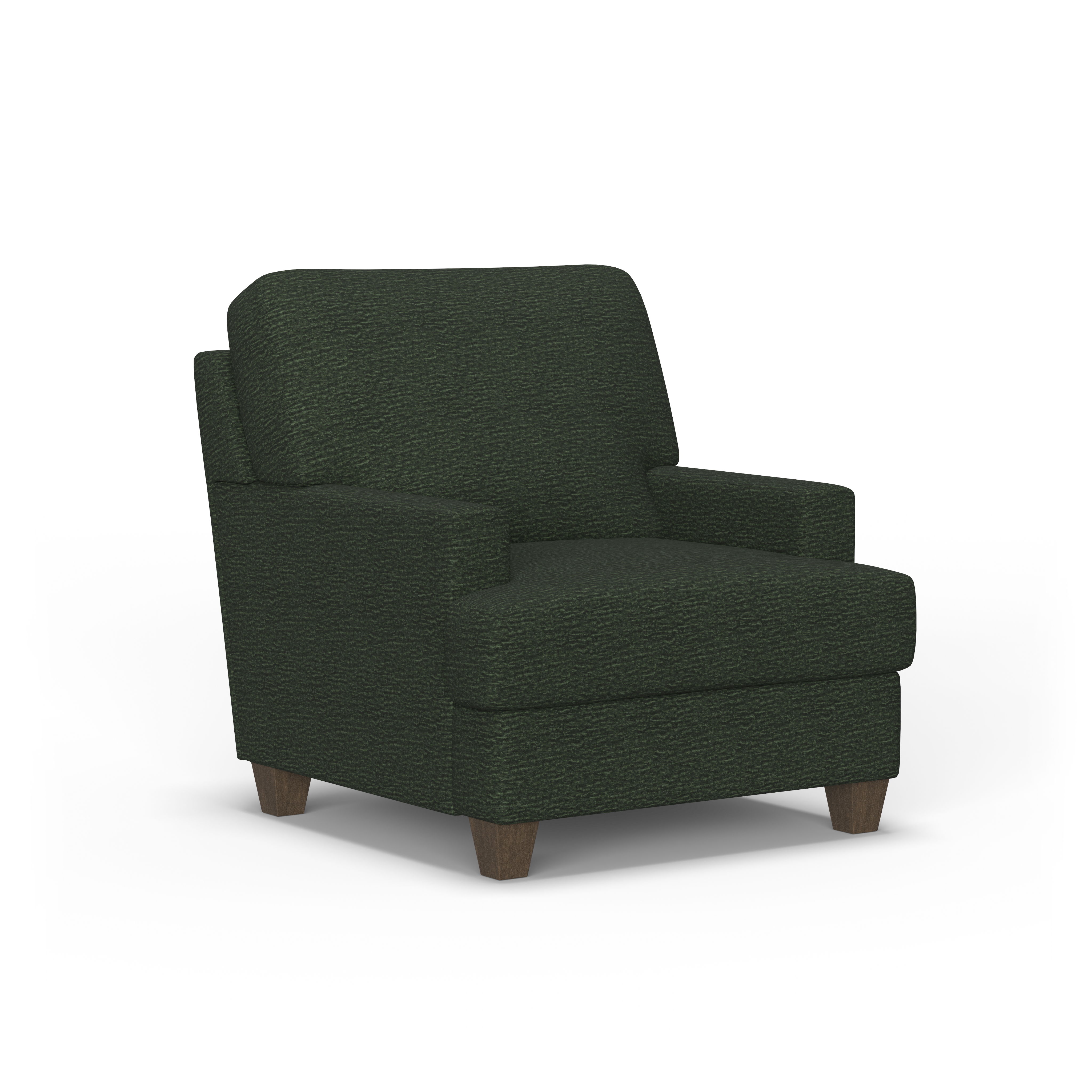 Moxy - Fabric Chair, Straight Track Arms, green