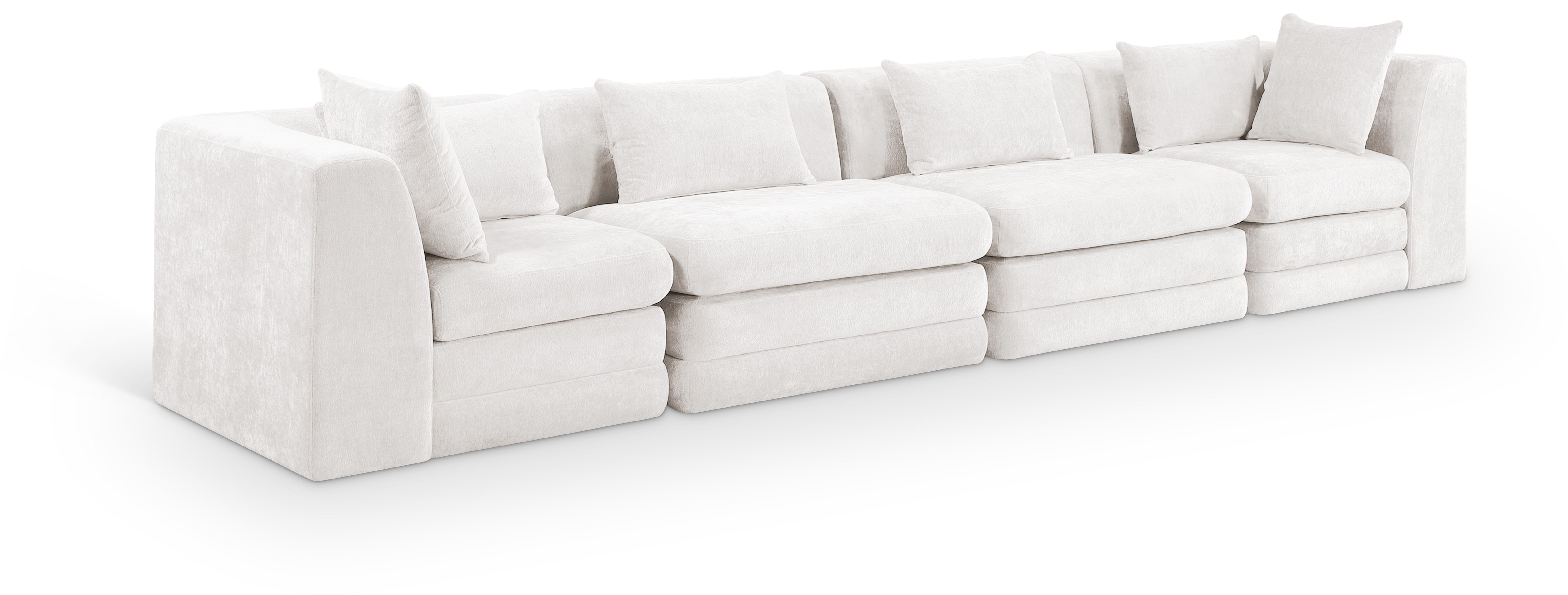4 Pc · 152" Upholstered Modular Sofa