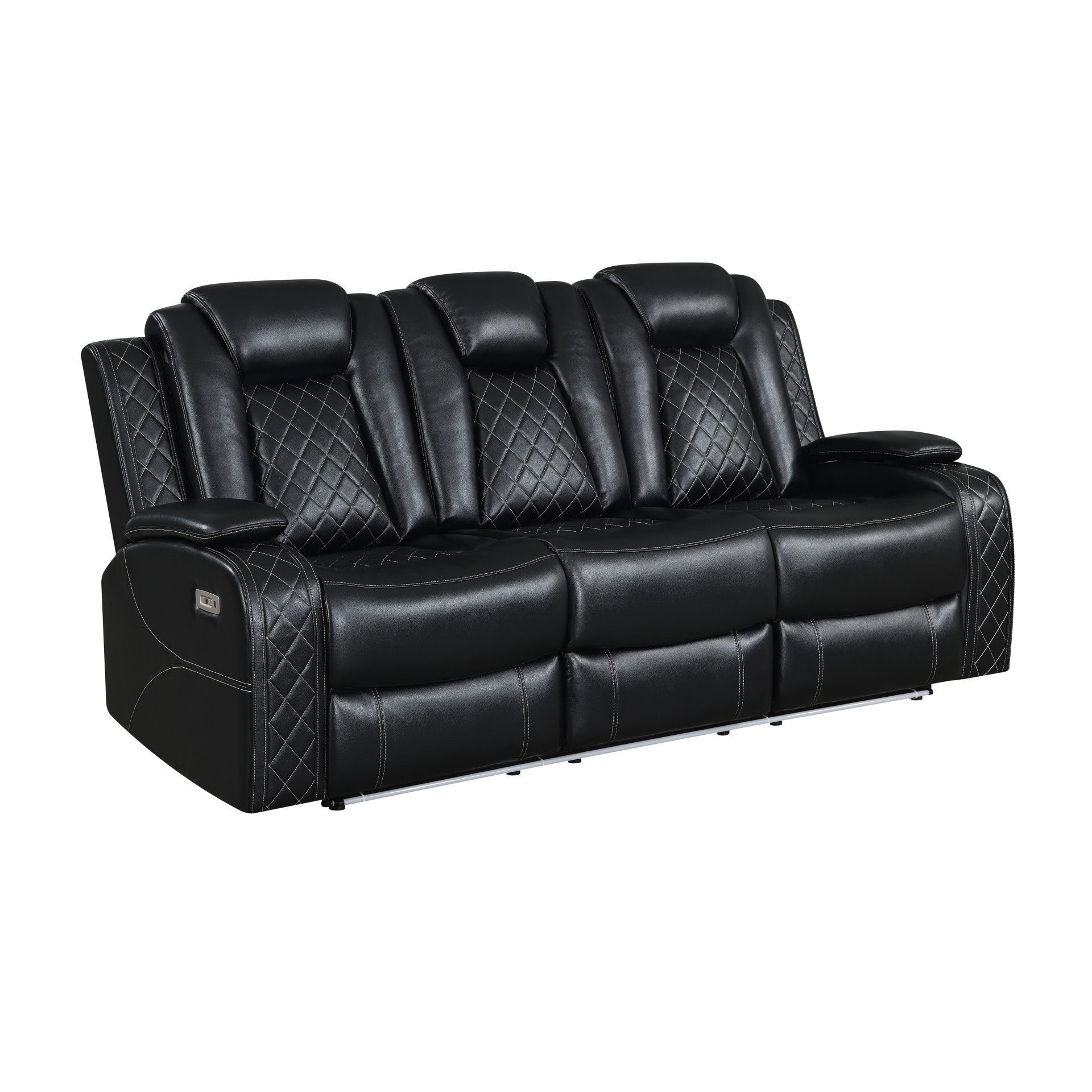 Sofa With Power Headrest & Footrest