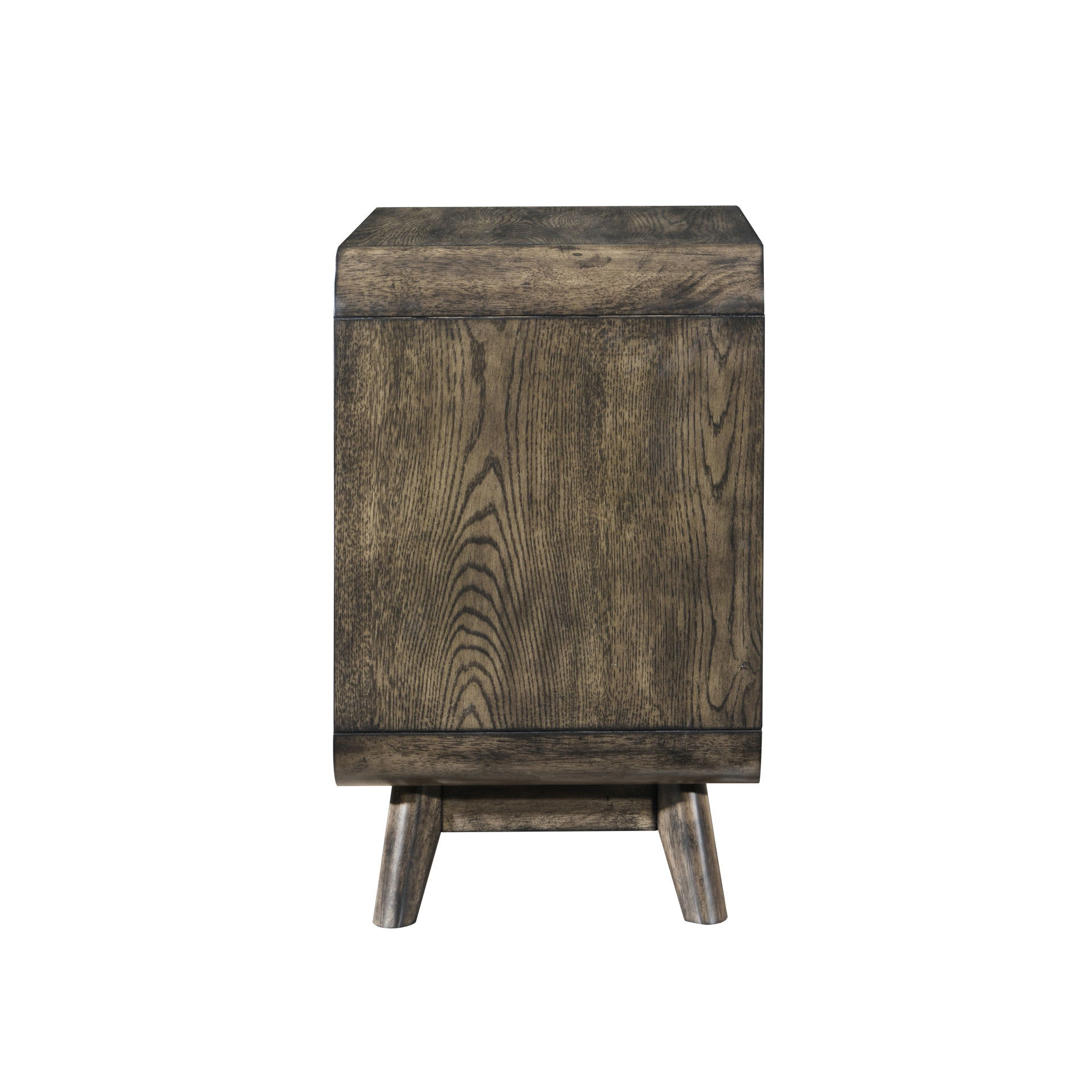 Rex - Nightstand - Walnut, dark brown, view 4