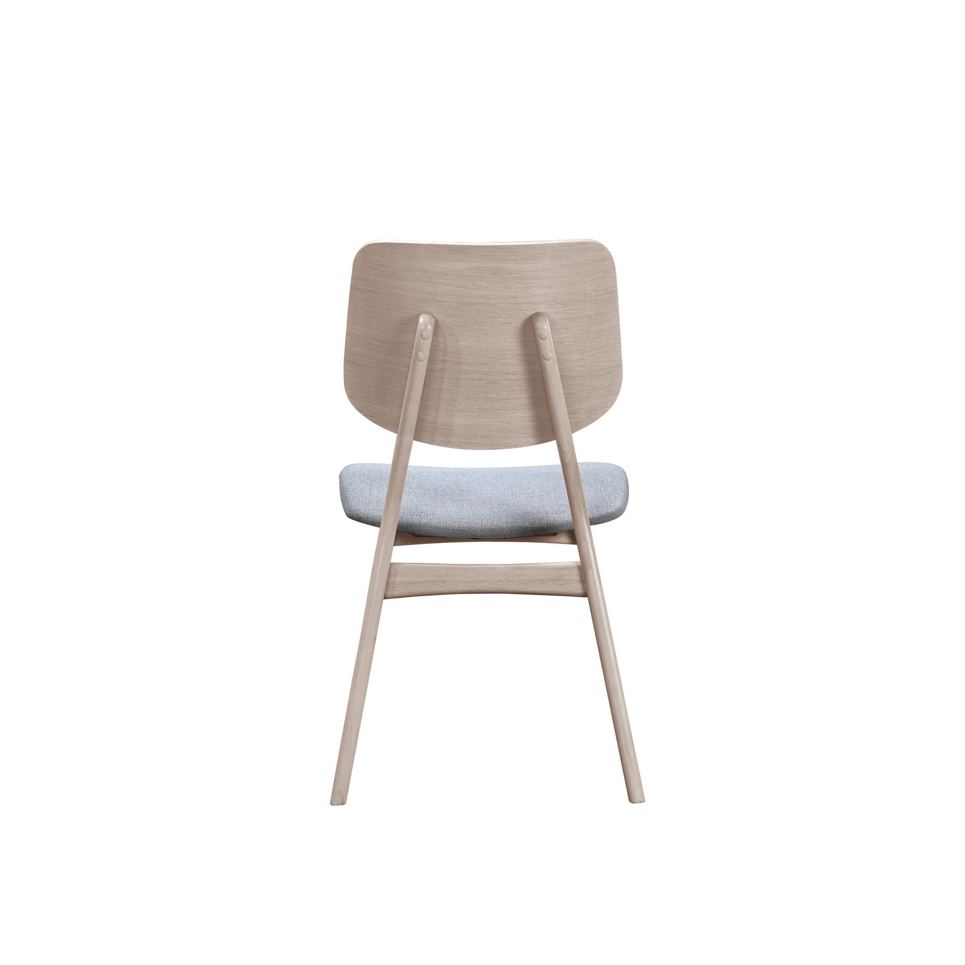 Oscar - Wood Back Chair (Set of 2) - White Ash, beige, view 4