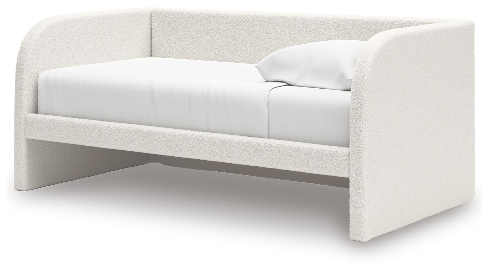 Ashley Furniture Arloster - Twin Upholstered Day Bed - Tan / White - Image 4