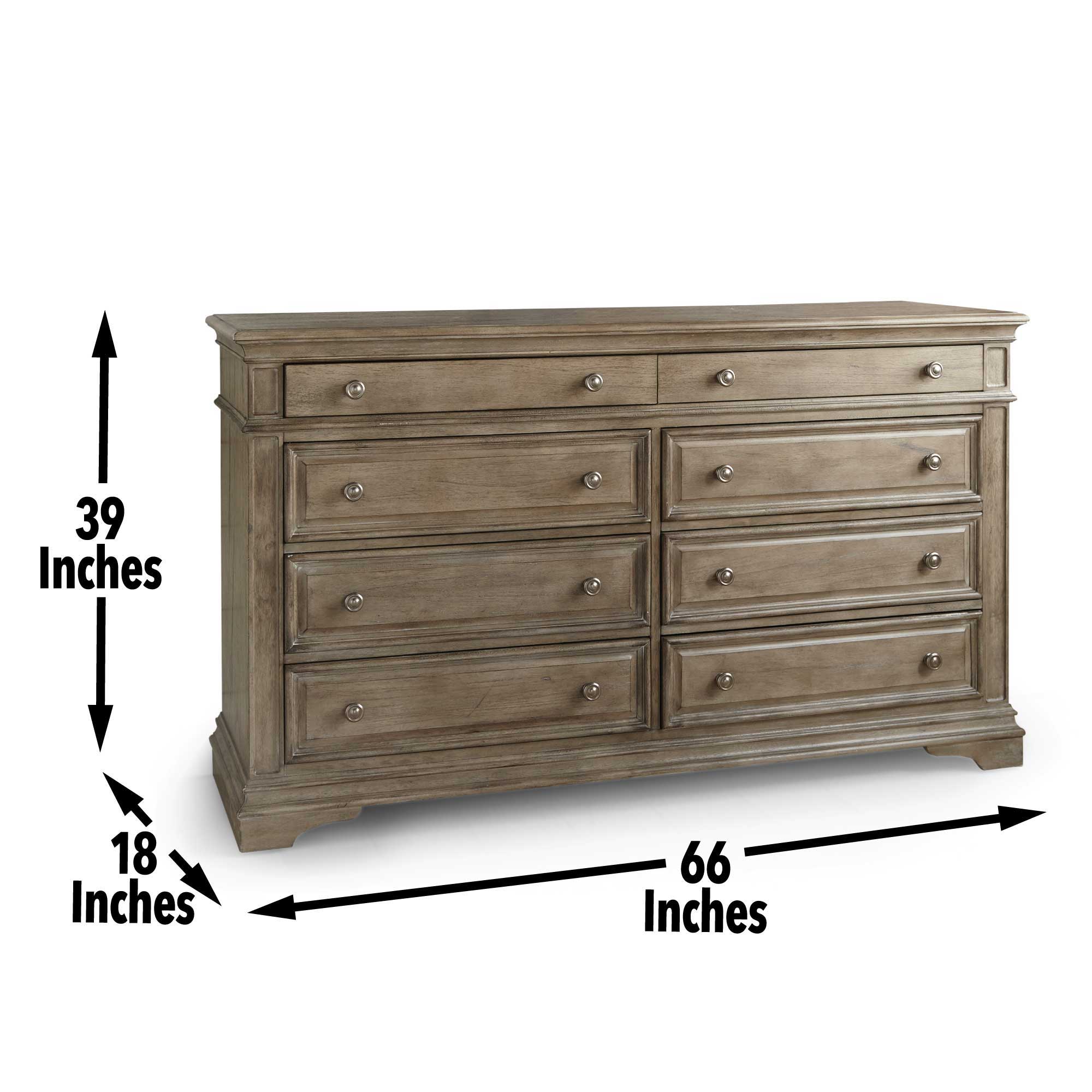 Highland Park - 4 Piece King Bedroom Set - Brown