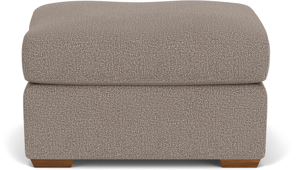 Blanchard - Fabric Ottoman, dark brown, view 6