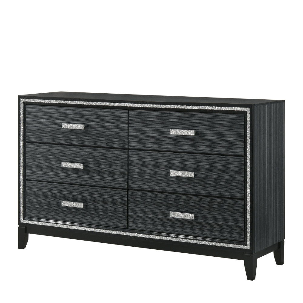 Haiden - Dresser - Weathered Black, black