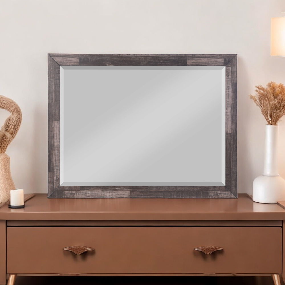Juniper - Mirror - Dark Oak, dark brown, view 5