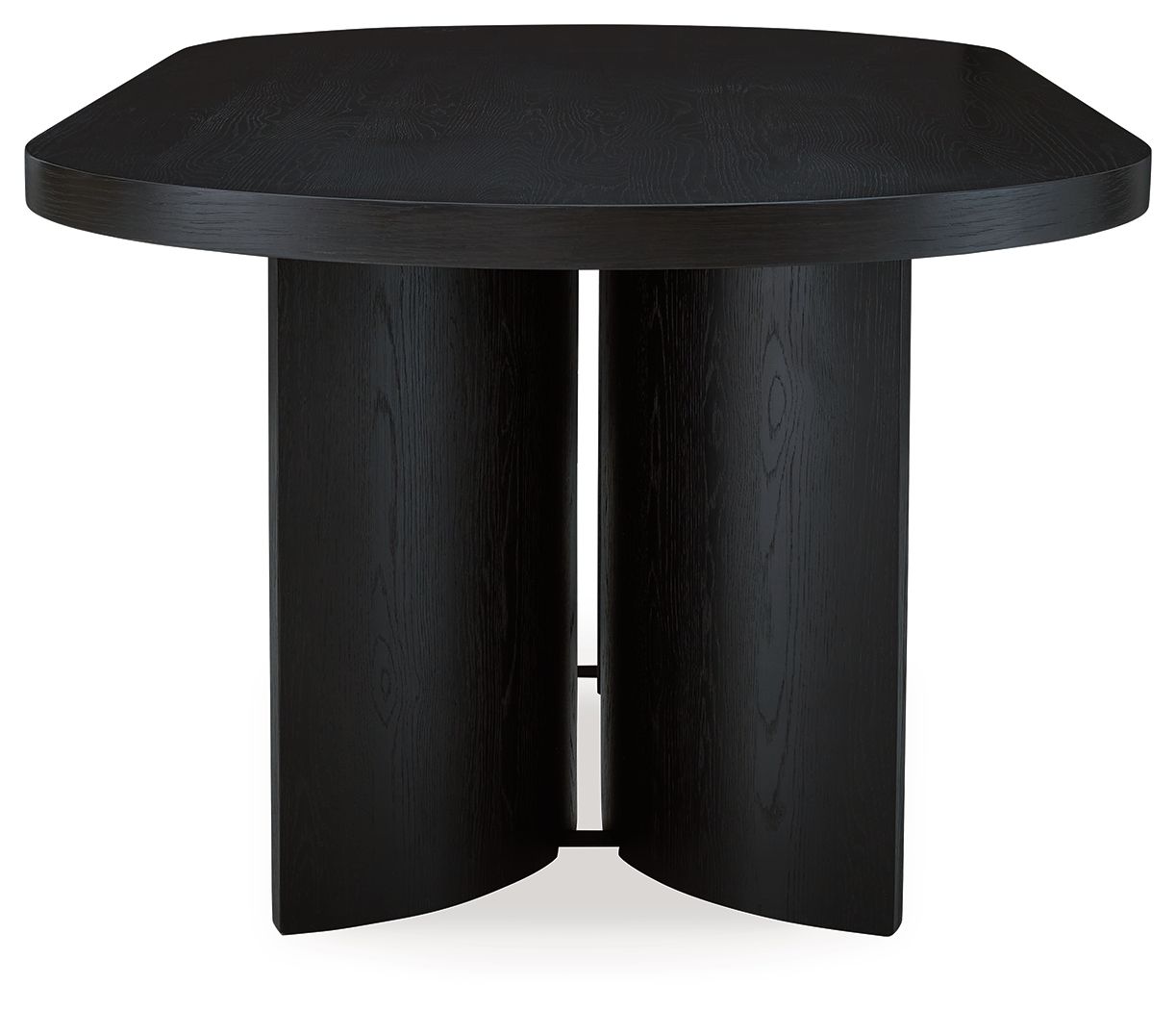 Ashley Furniture Rowanbeck - Oval Dining Room Table - Black - Image 4