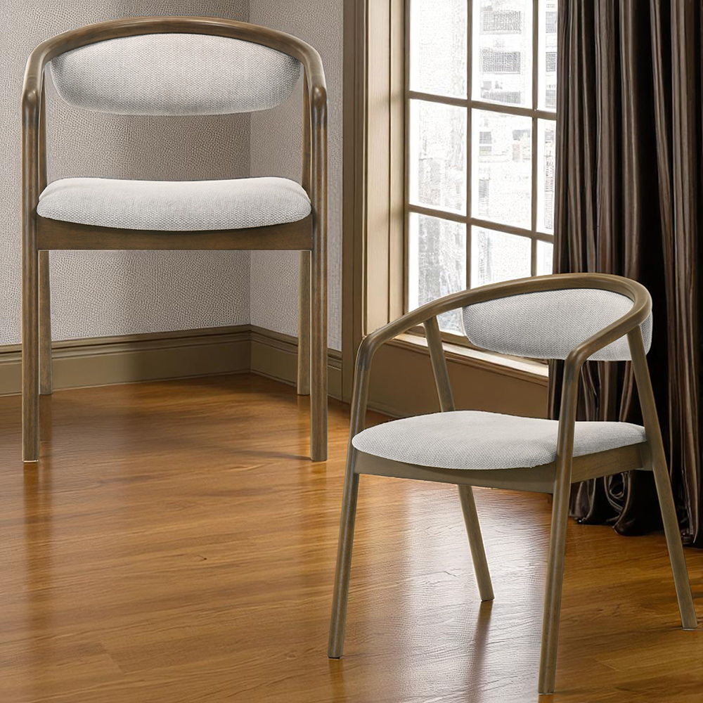 Delina - Side Chair - Walnut, dark brown, view 5