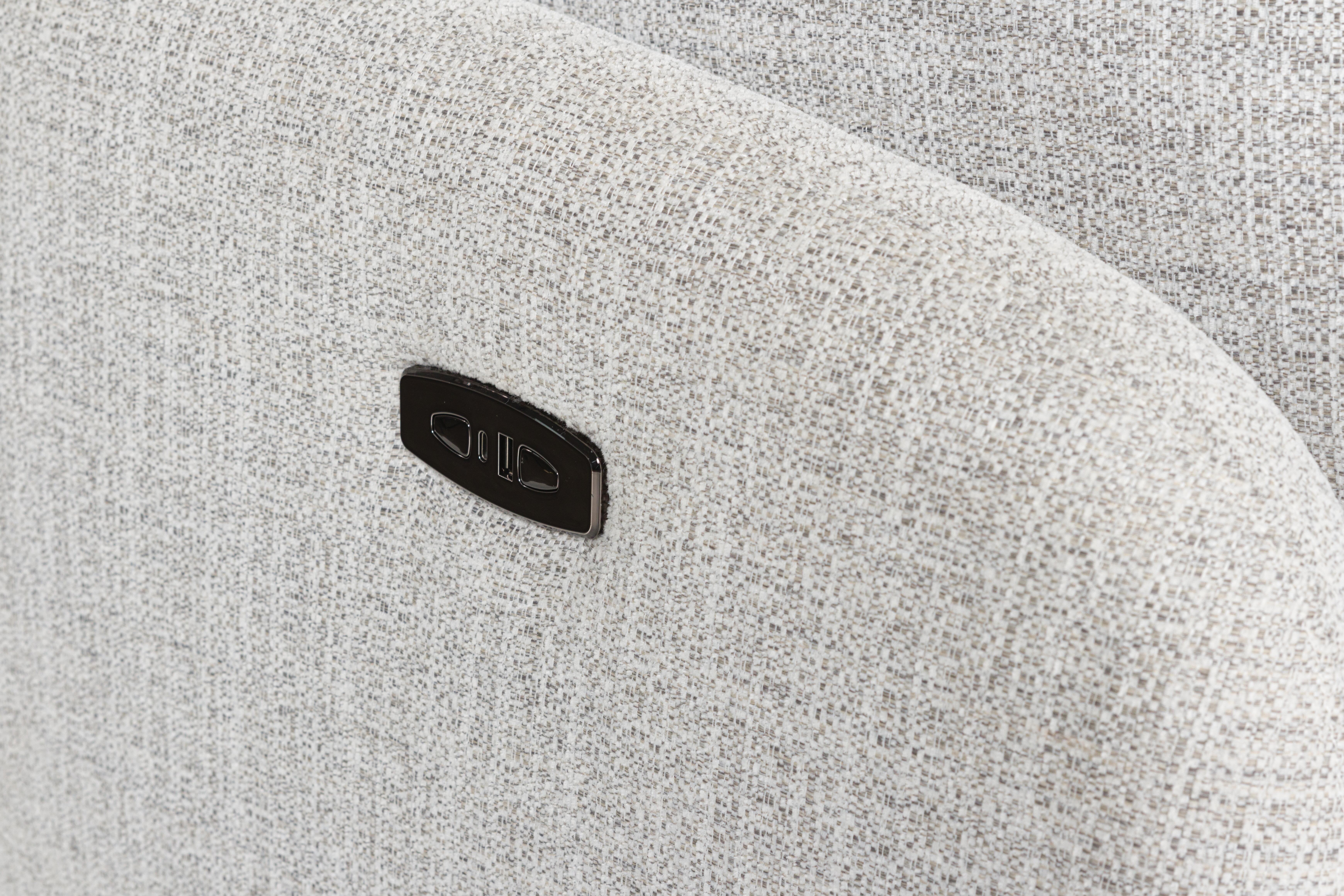 Ashley Furniture Alainmont Next-Gen Nuvella - Swivel Power Recliner - Stone - Image 9