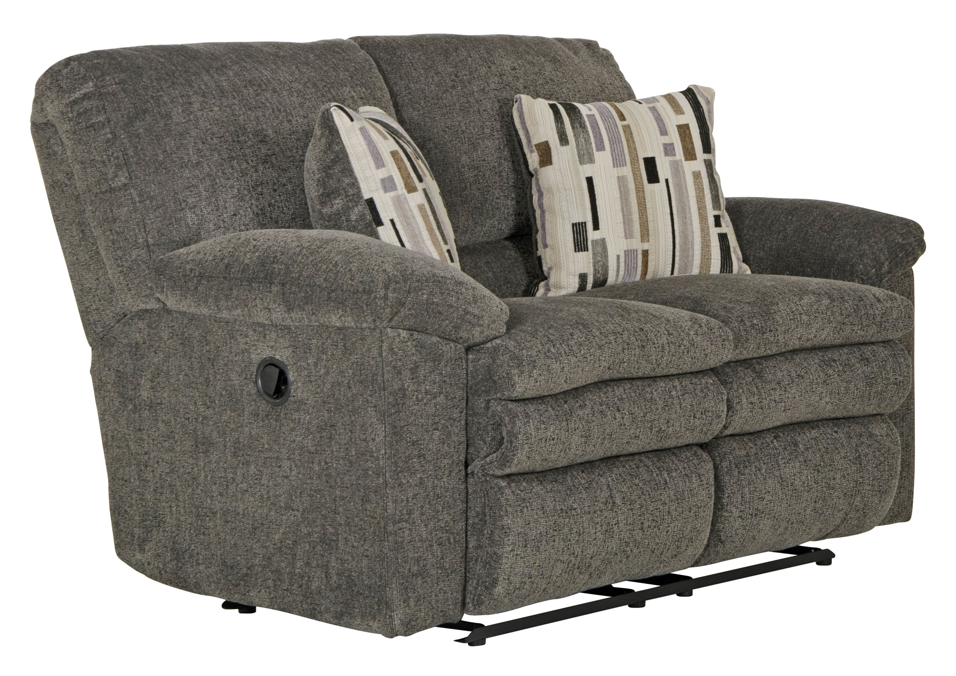 Tosh - Reclining Loveseat - Pewter