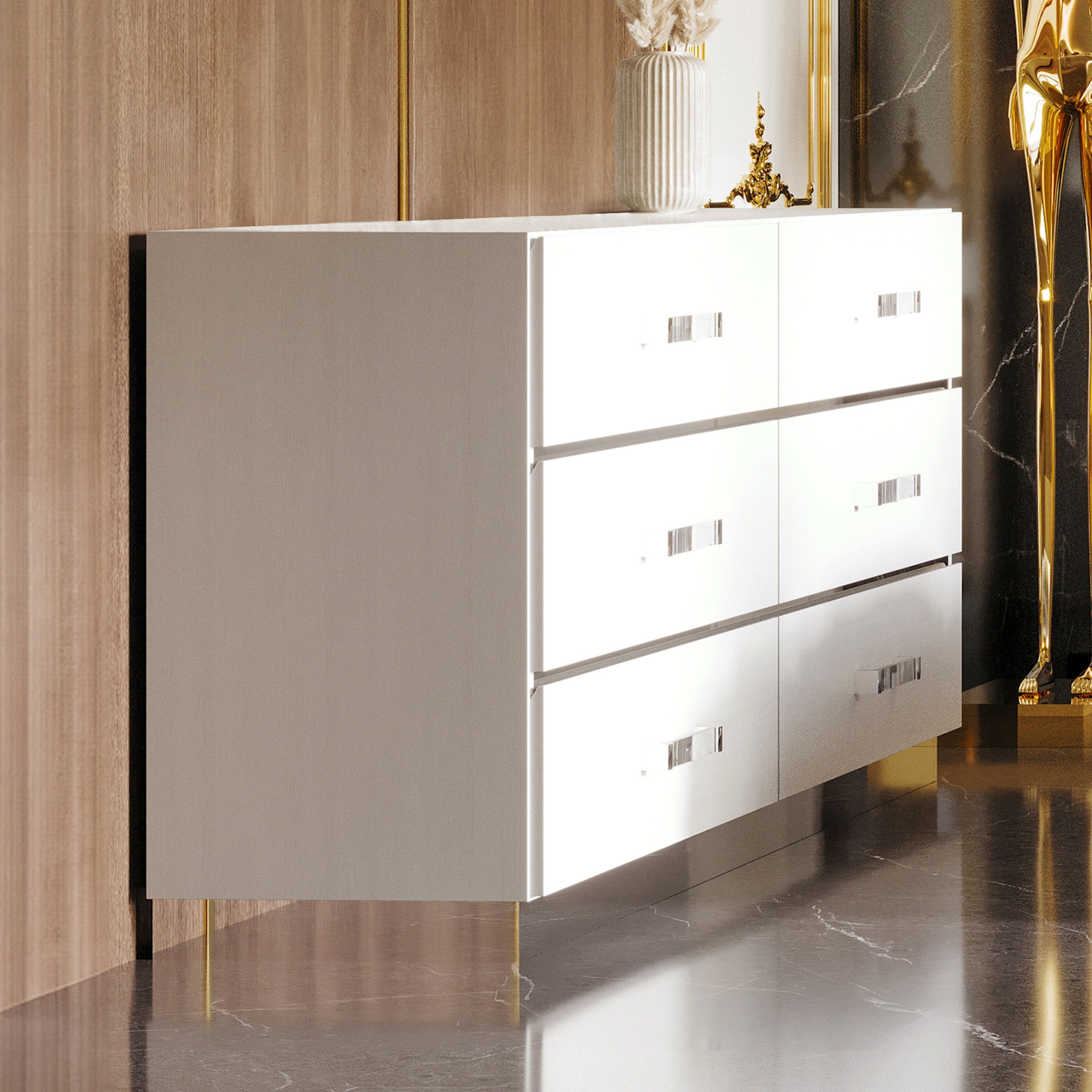 Europa - Dresser - White, white, view 7