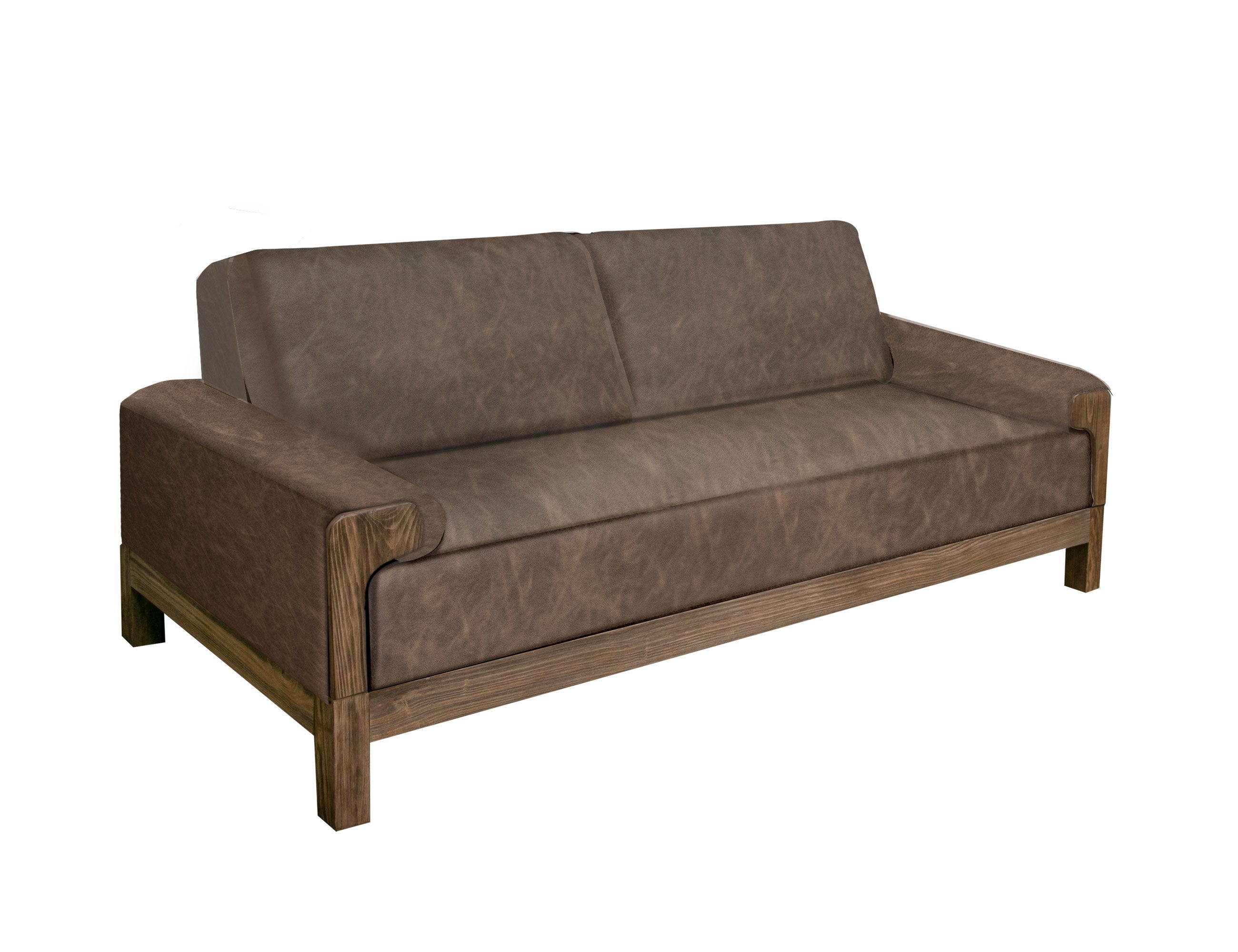 International Furniture Direct Sedona - Premium Comfort Loveseat - Chocolate Brown