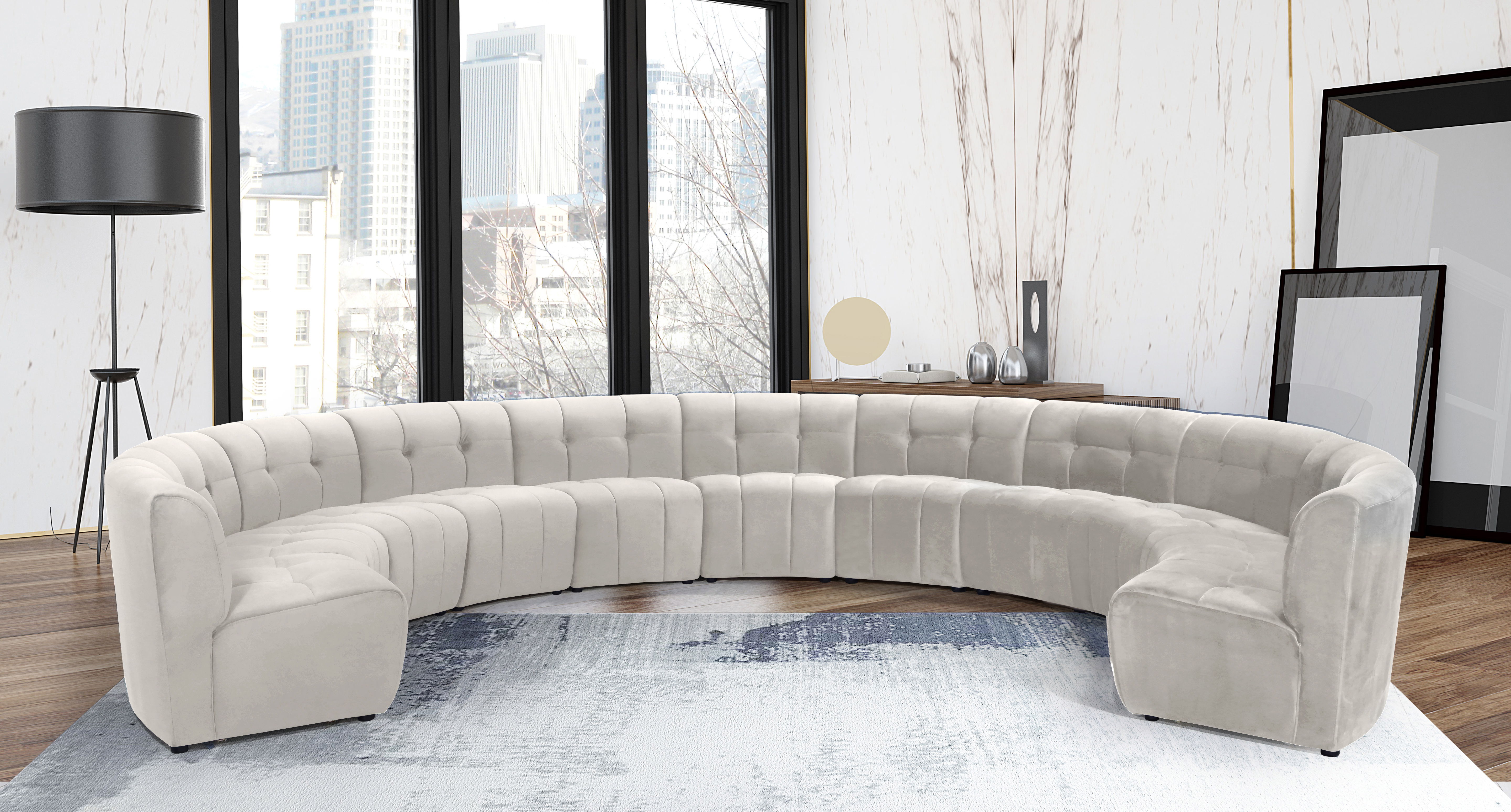 Limitless - 11 Piece Modular Sectional - Cream