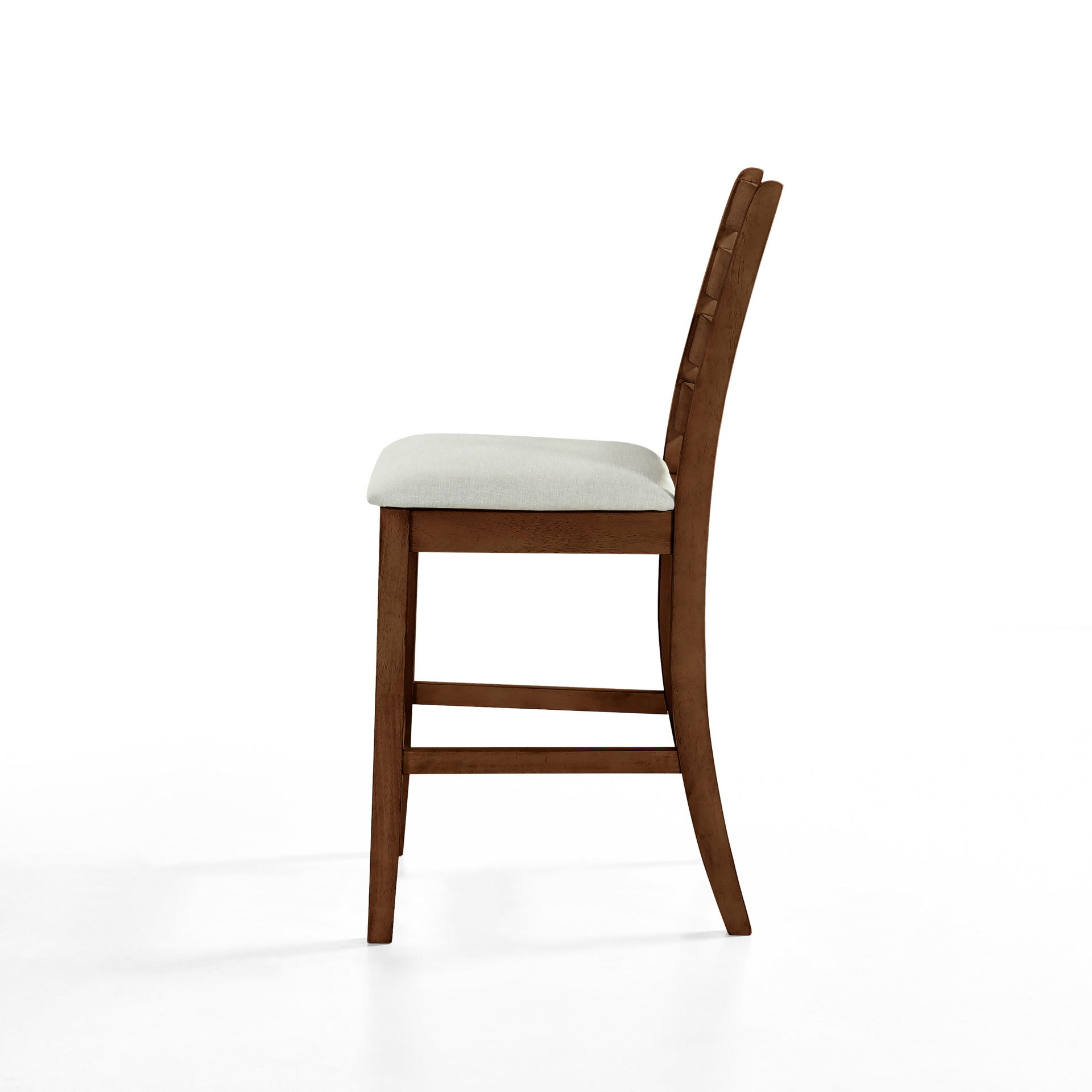 Pascal - Ladderback Counter Chair (Set of 2) - Walnut