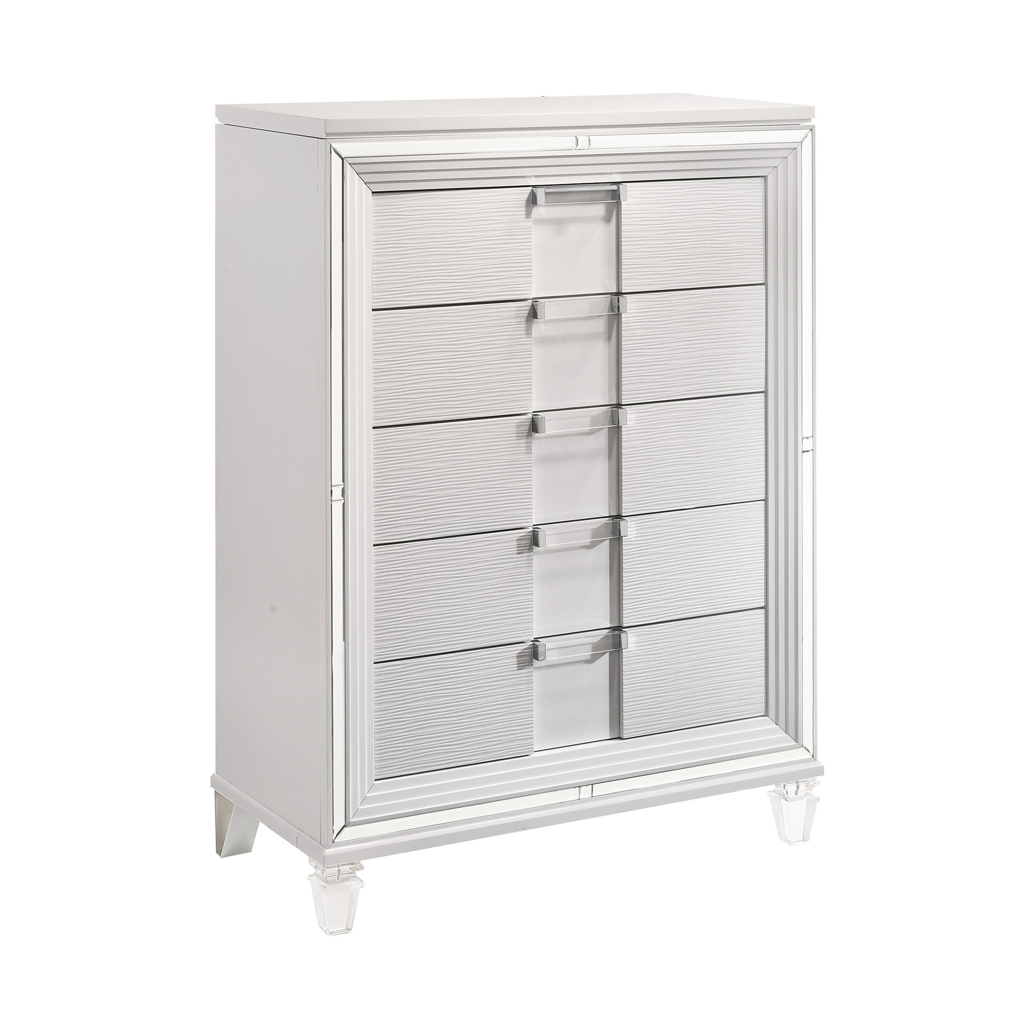 Twenty Nine - King Storage 6 Piece Bedroom Set - White