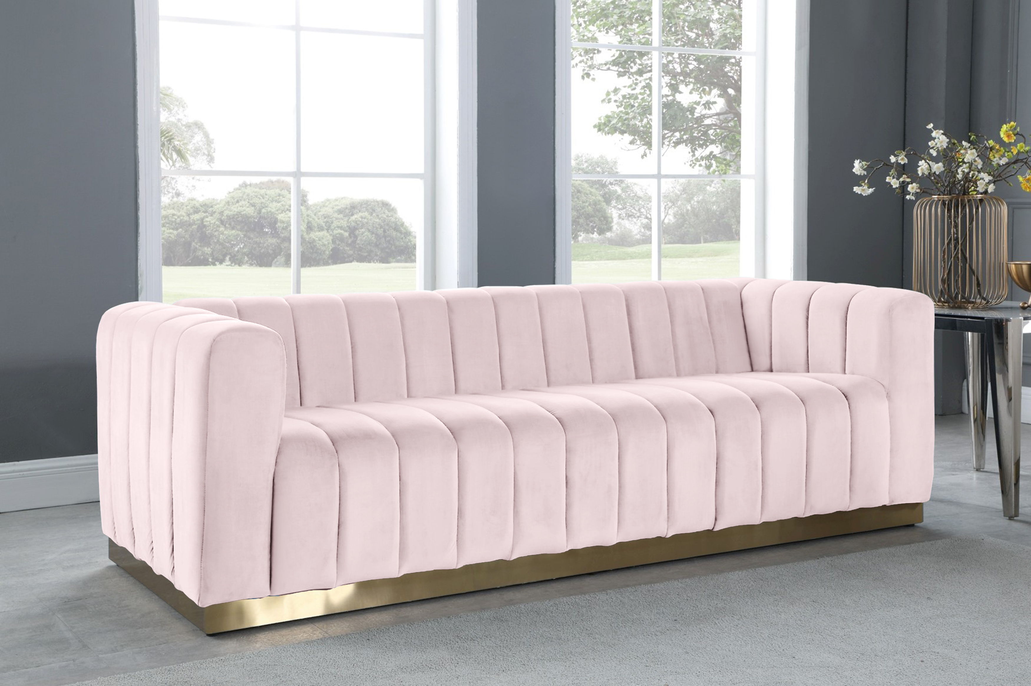 Marlon - Sofa - Pink