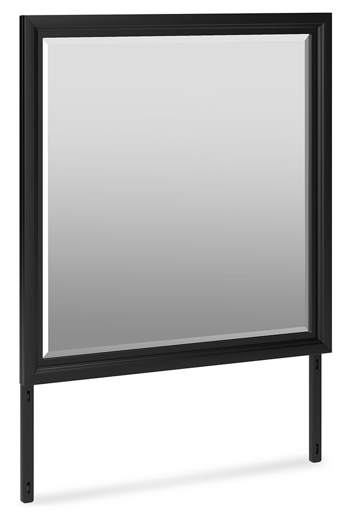 Ashley Furniture Lanolee - 6 Pc. - Dresser, Mirror, Chest, Full Panel Bed - Black - Image 4